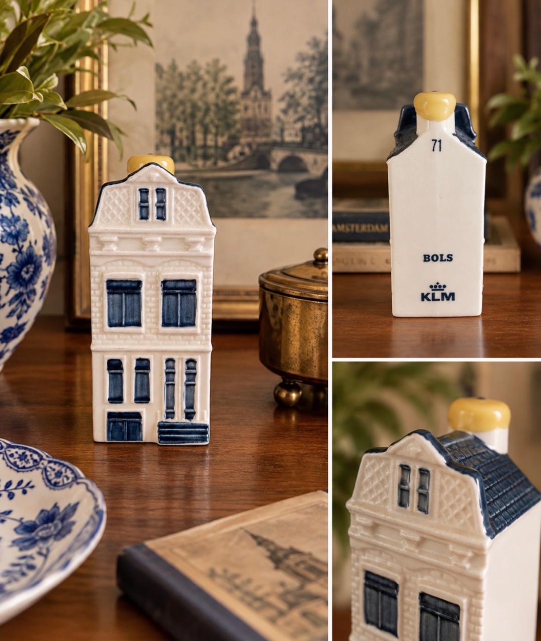 Casinha KLM nº 71 - Miniatura Delft Blue