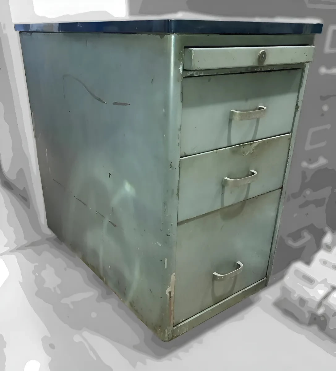 Arquivo de aço - antigo / original