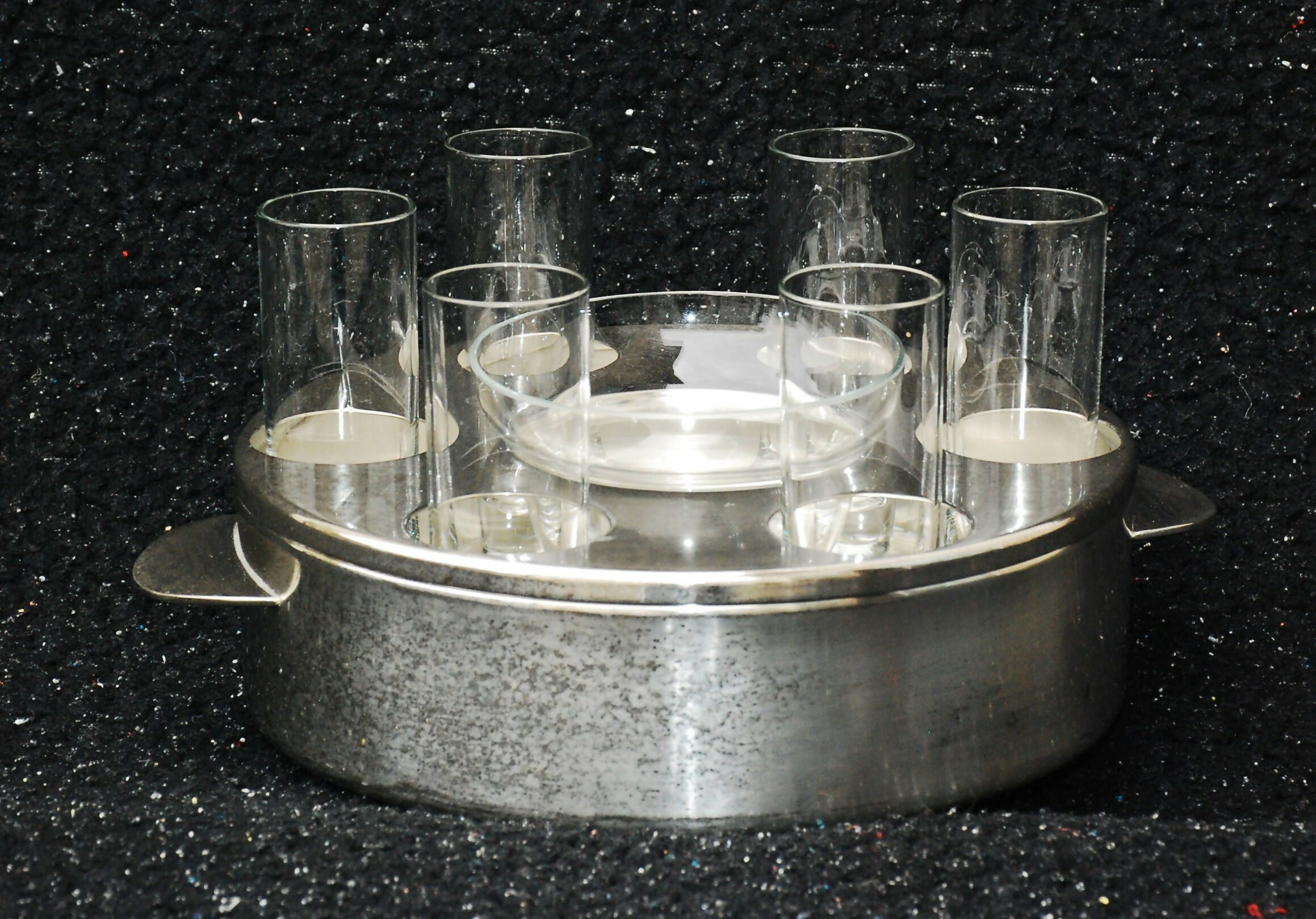 caviarzeira pra molho e vodka anos 70 SOPPIL copos cristal