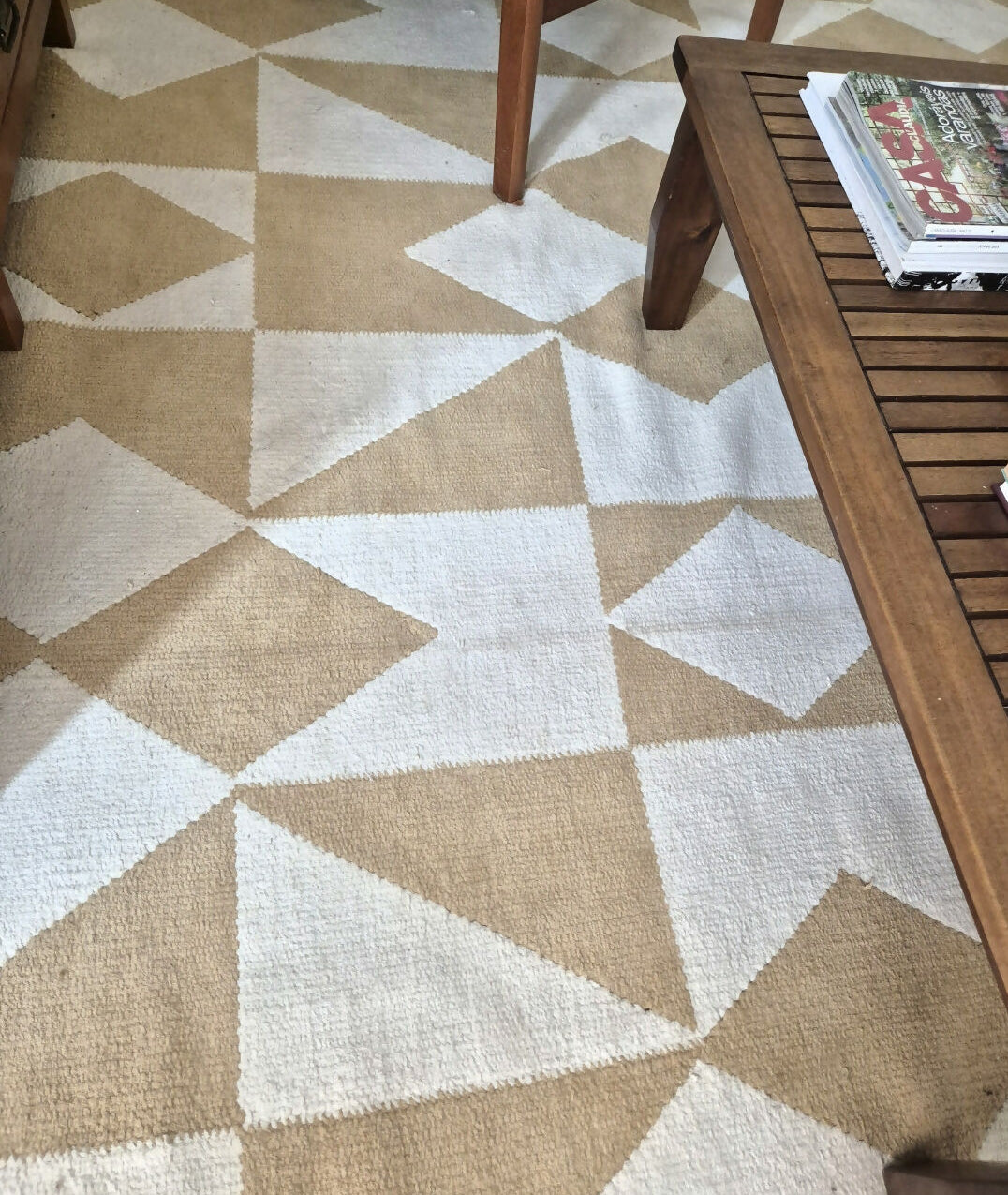 Tapete kilim geométrico