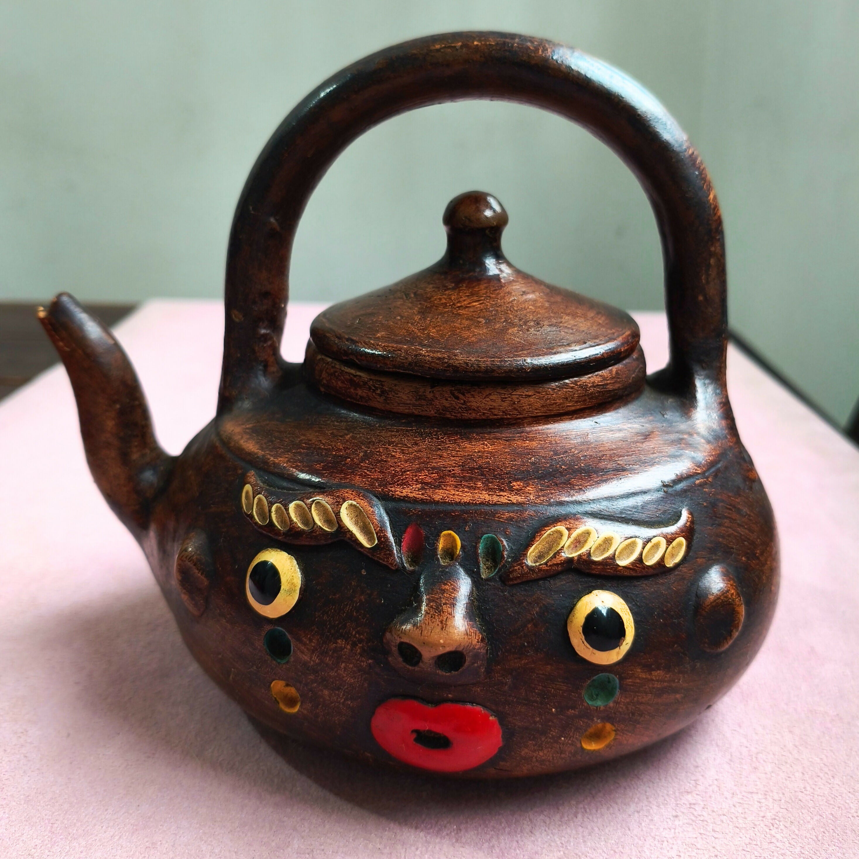 Bule decorativo em cerâmica – artesanato paraense