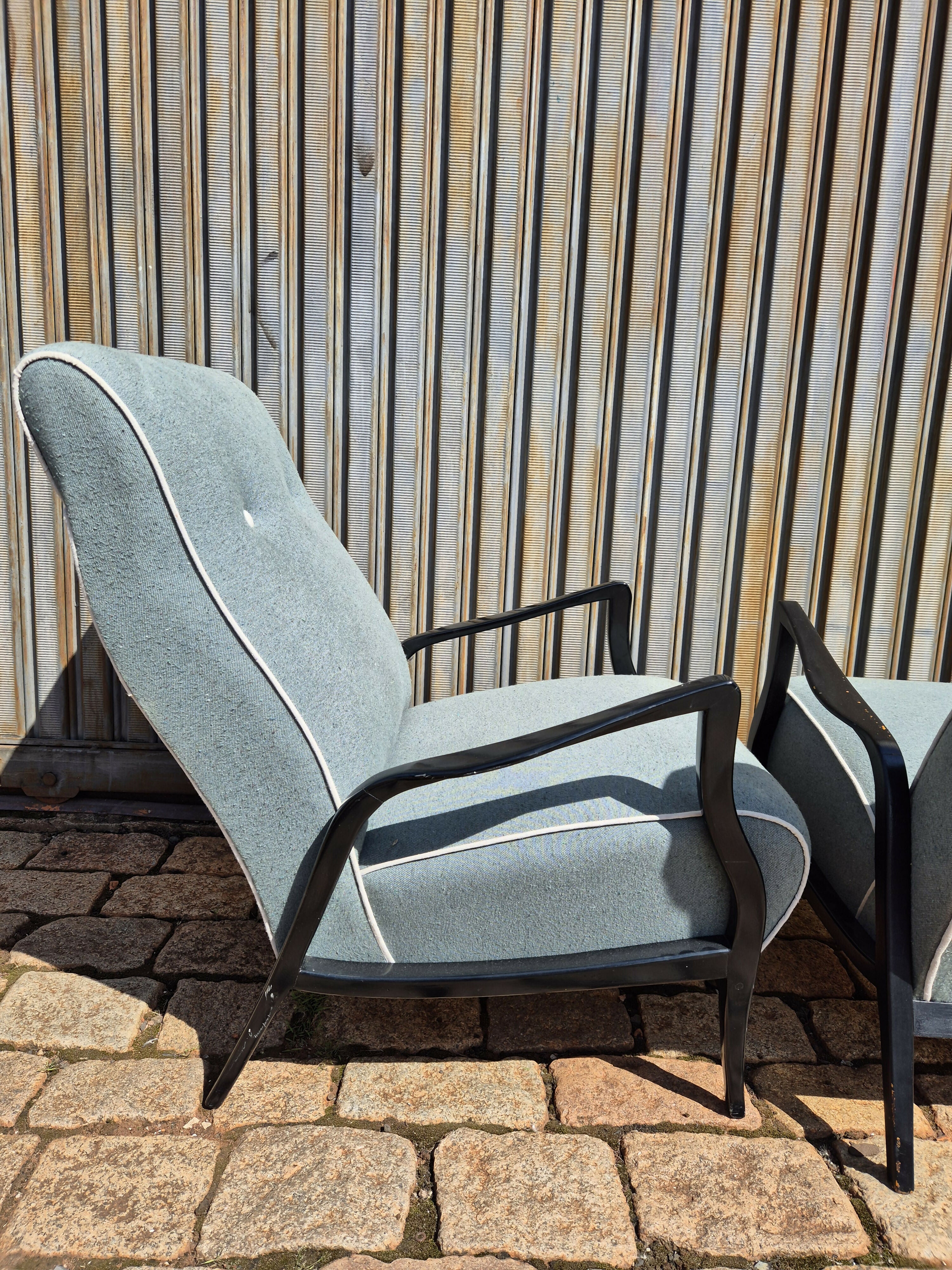 Par poltronas Gelli vintage