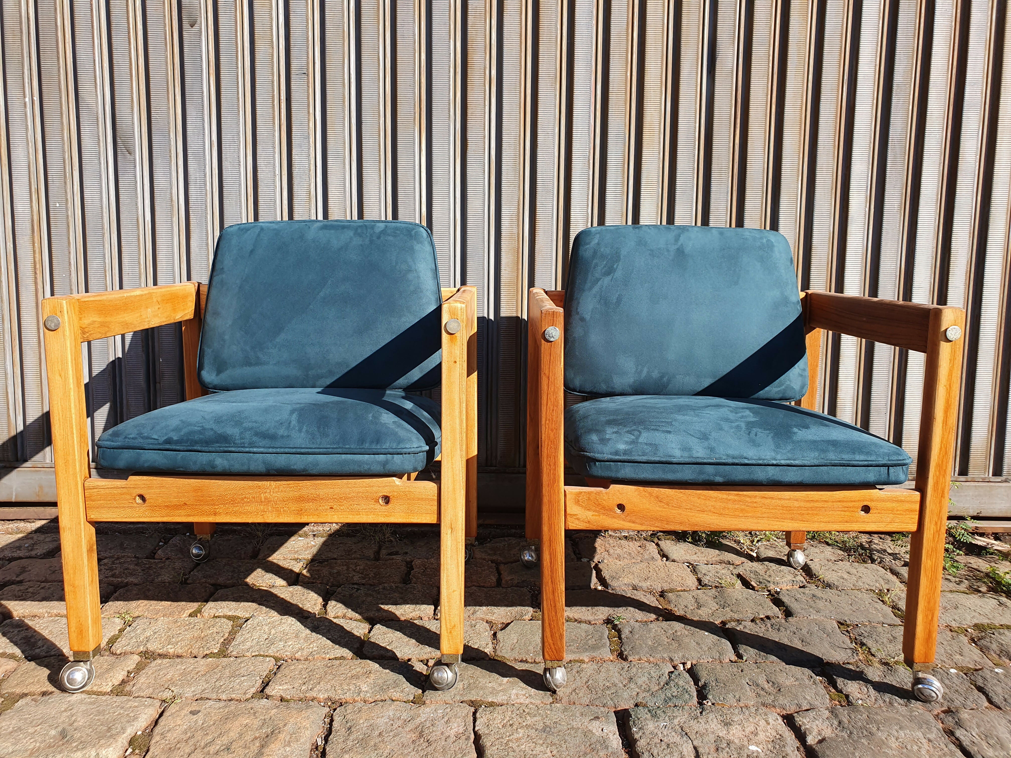 Par de poltronas Kiko Sérgio Rodrigues