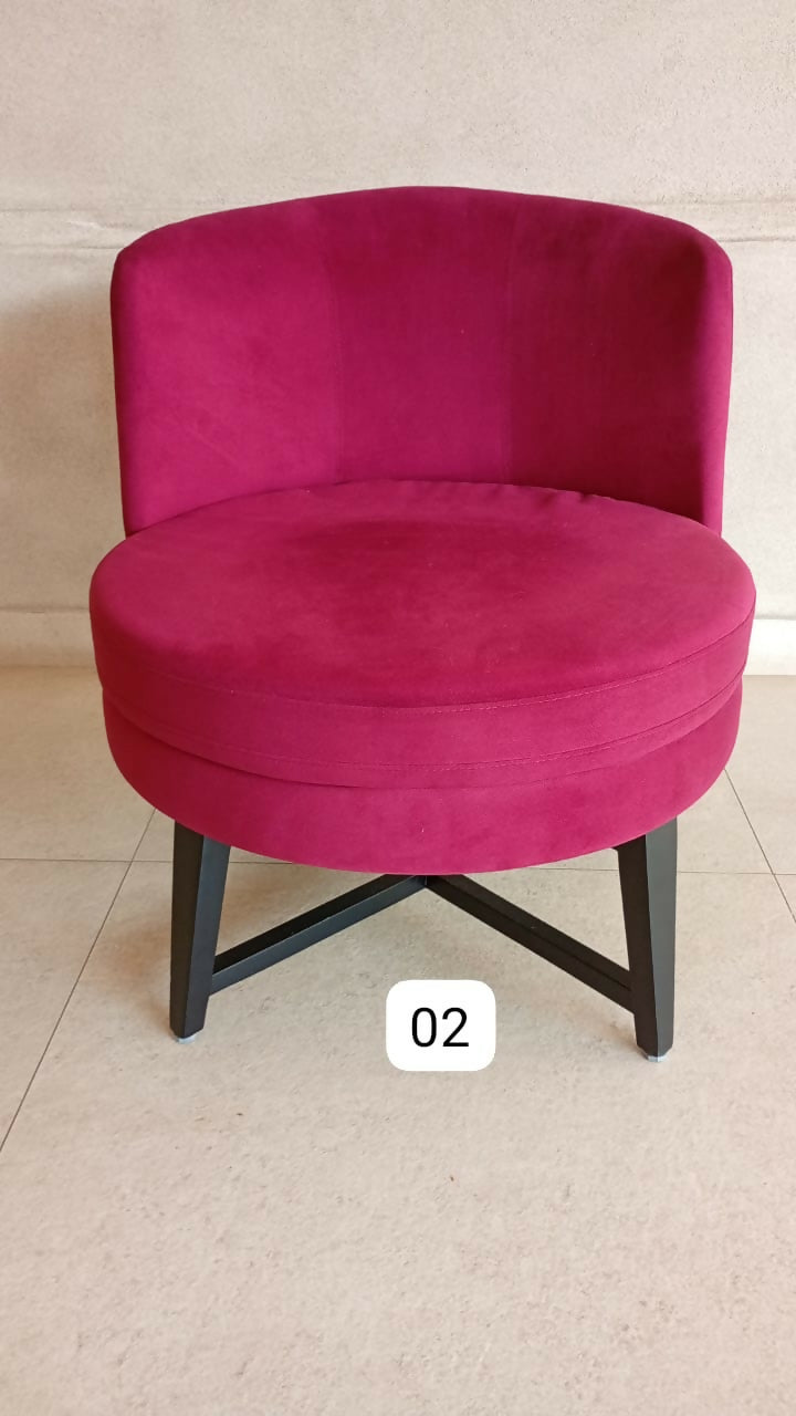 Poltrona de Design Arredondado cor marsala (valor unitário)