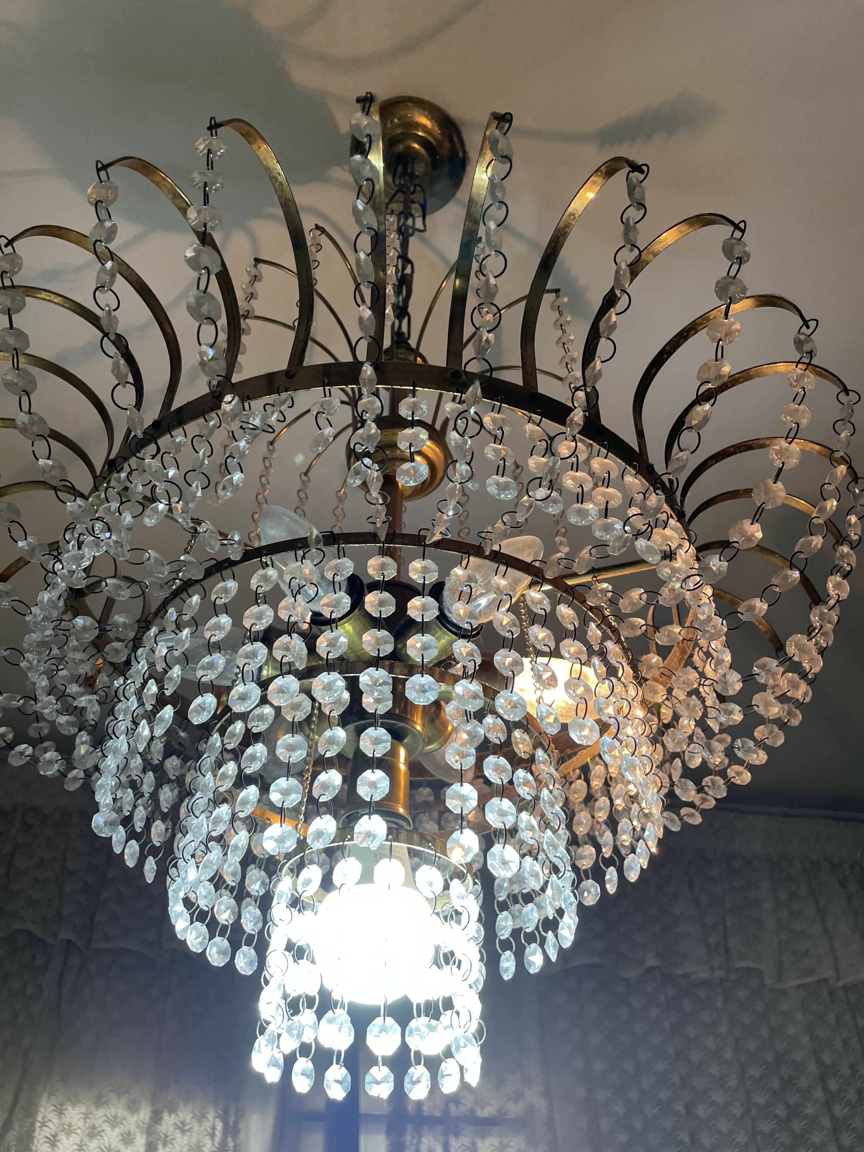 Lustre Pendente de Cristal