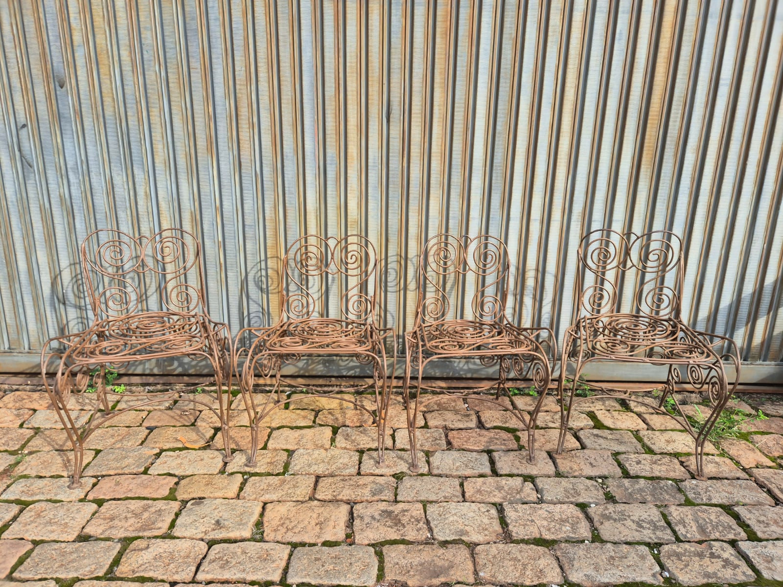 Conjunto de jardim vintage