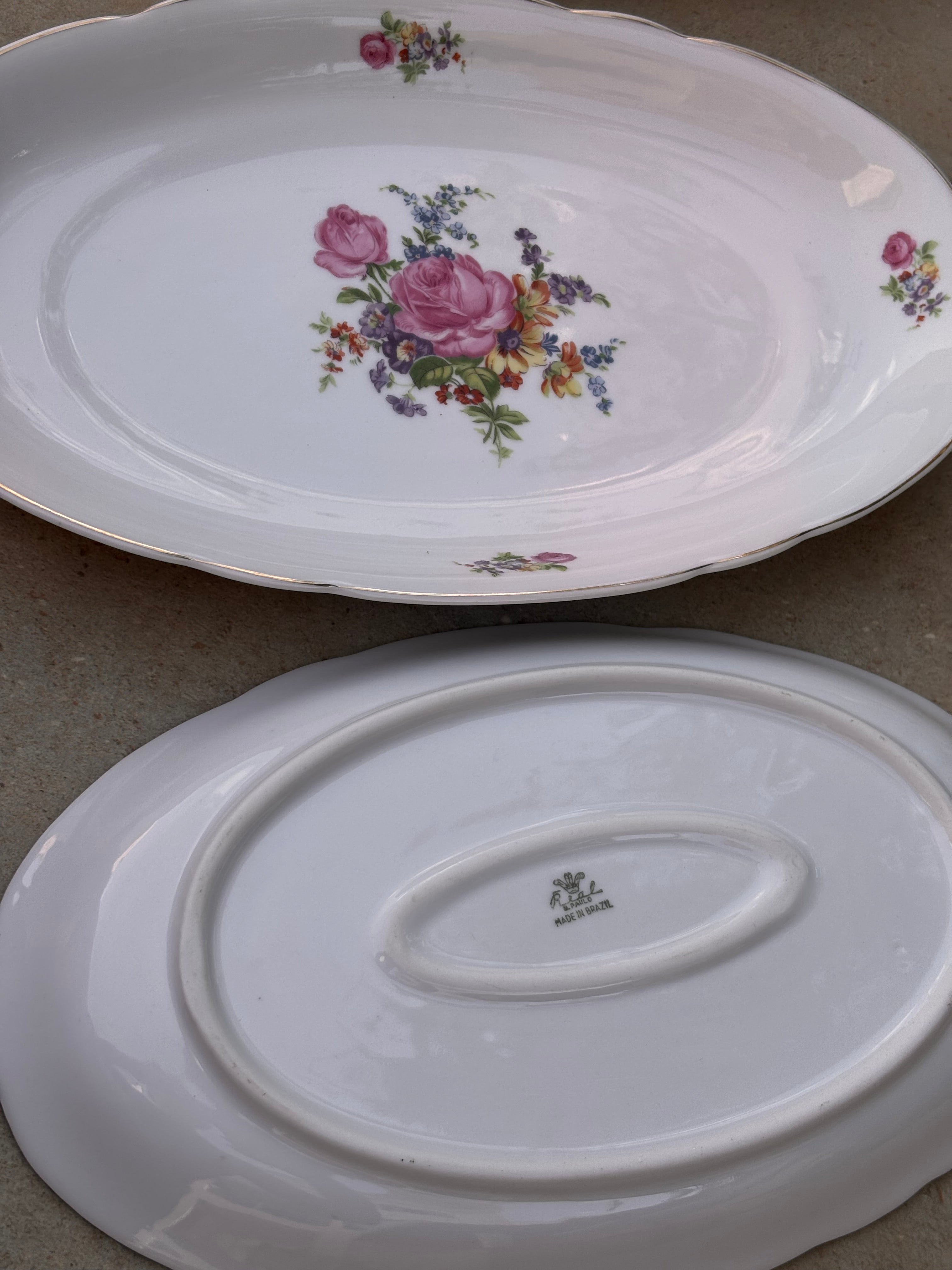 Raridade: Aparelho de Jantar, Chá e Café Porcelana Real São Paulo – 69 Peças (Década de 50/60)