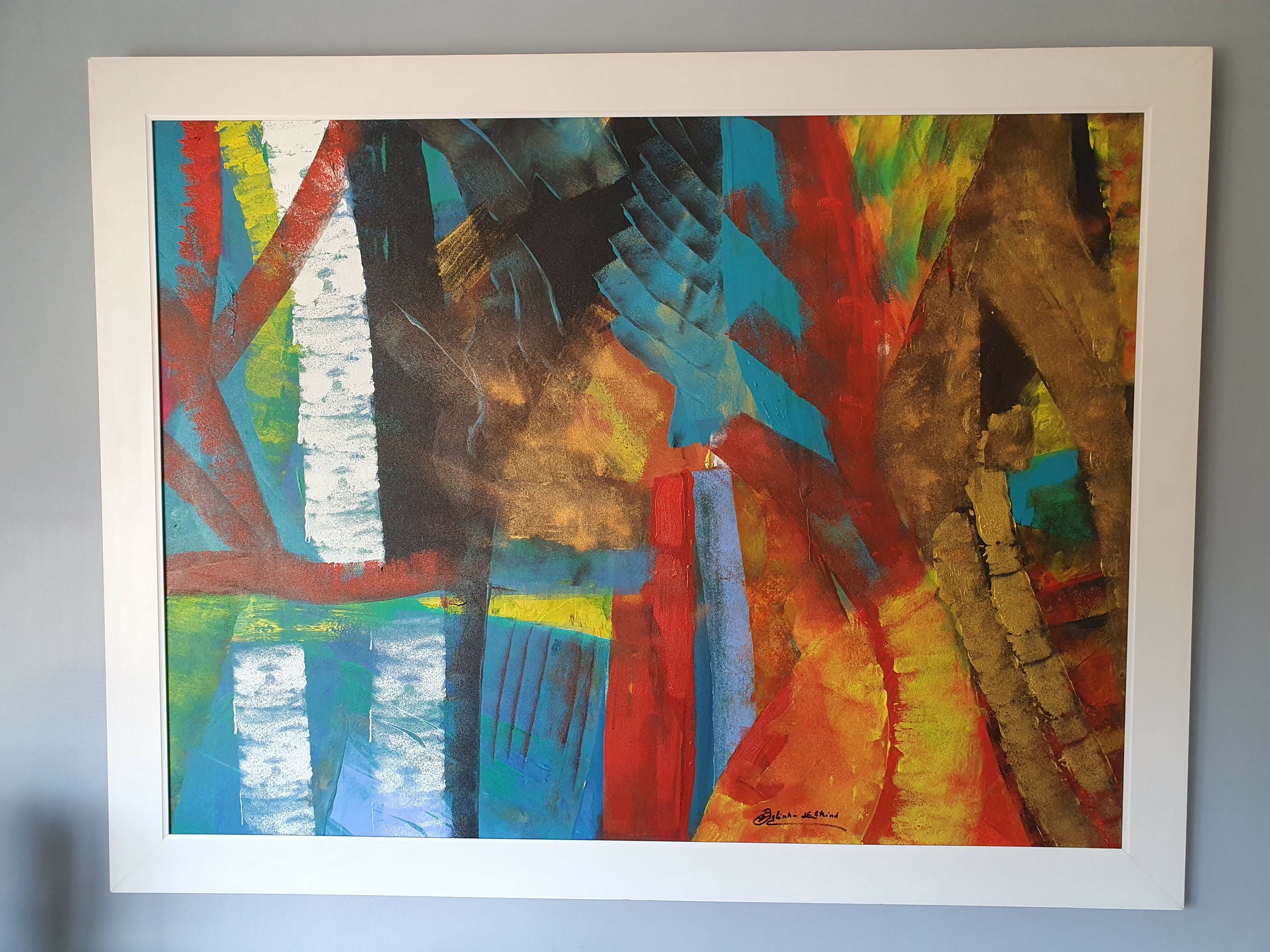 Grande quadro O.S.T. de Belinha Saubel Elkind 133 x 100