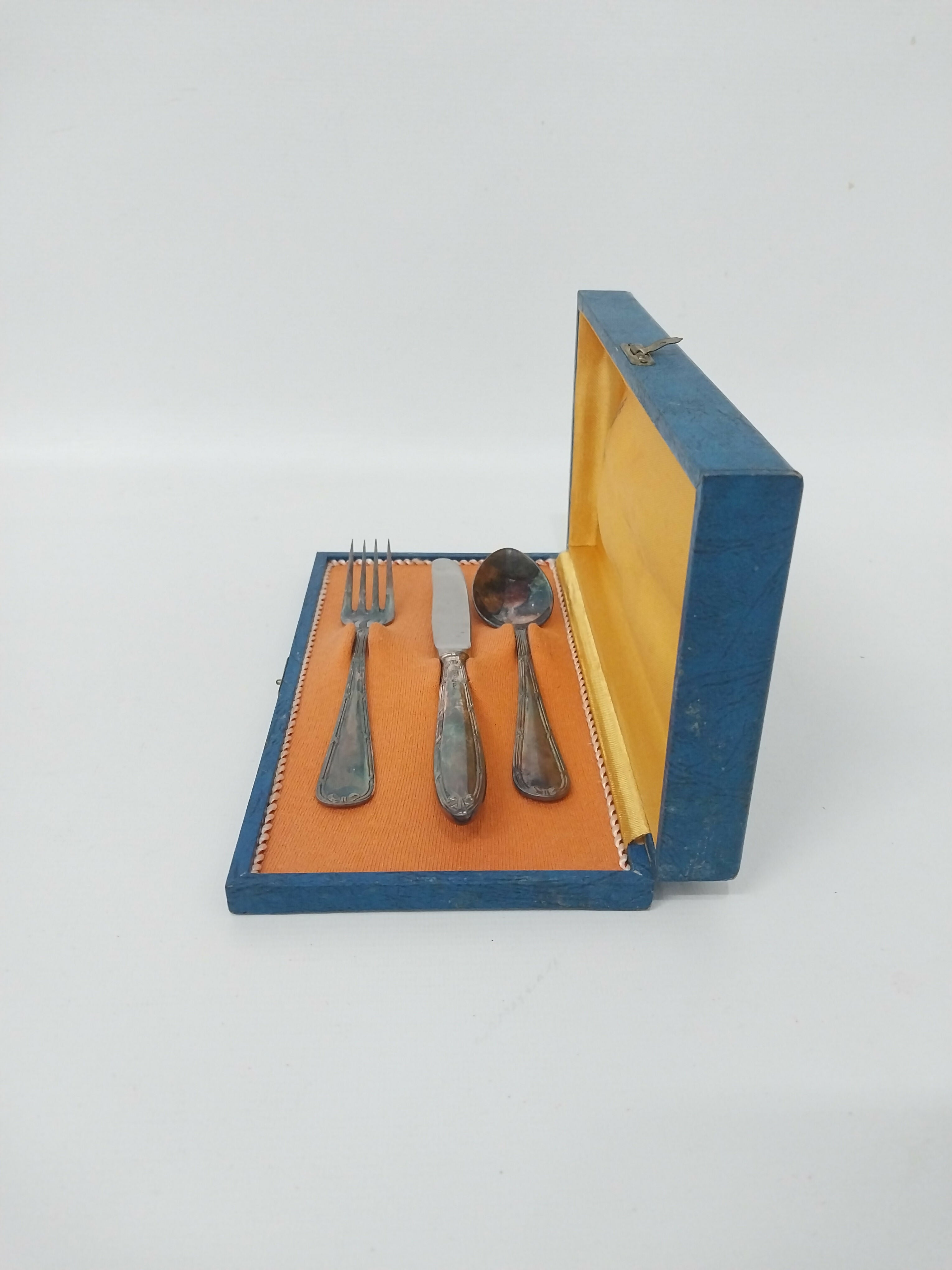 Conjunto de Talheres Infantis Prata Wolff