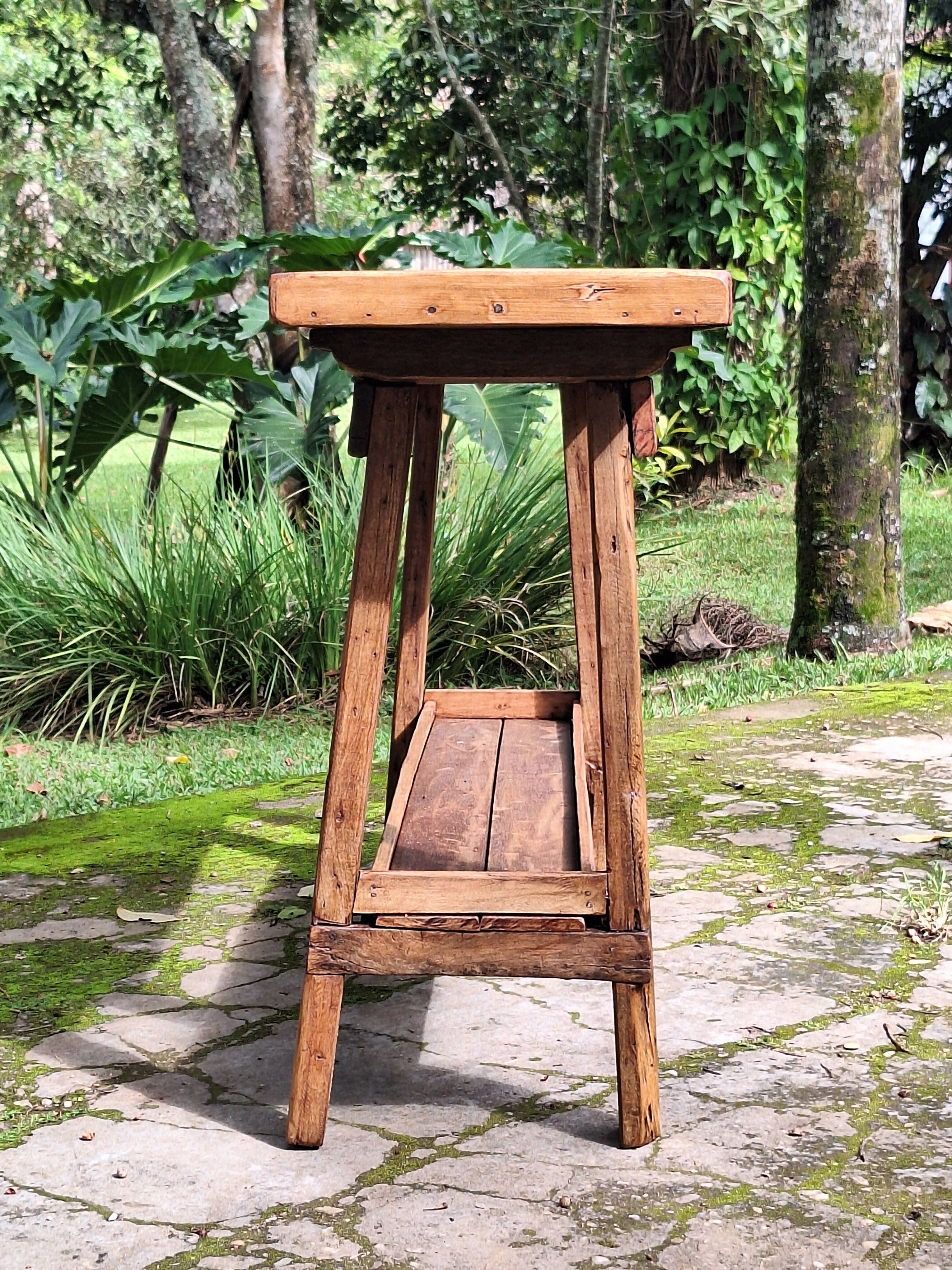 Queijeira Rústica Madeira Maciça Garimpo Mineiro