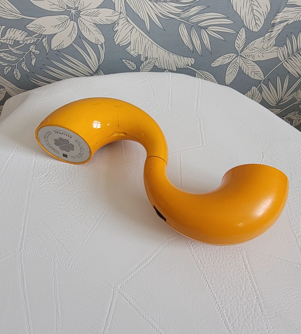Rádio National Panasonic Toot-a-Loop Amarelo 1972