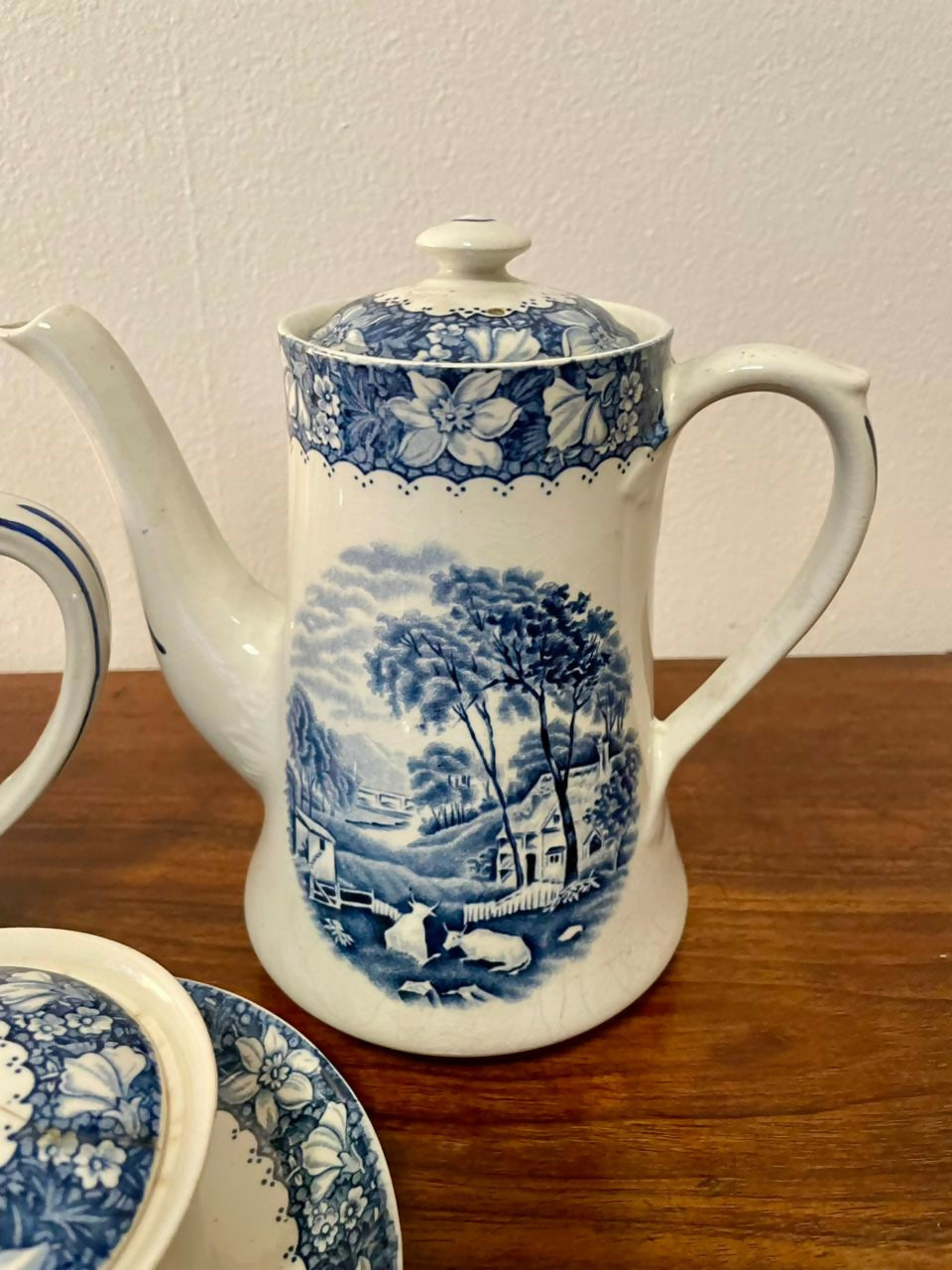 Conjunto para chá e café em faiança inglesa Woods &amp; Sons