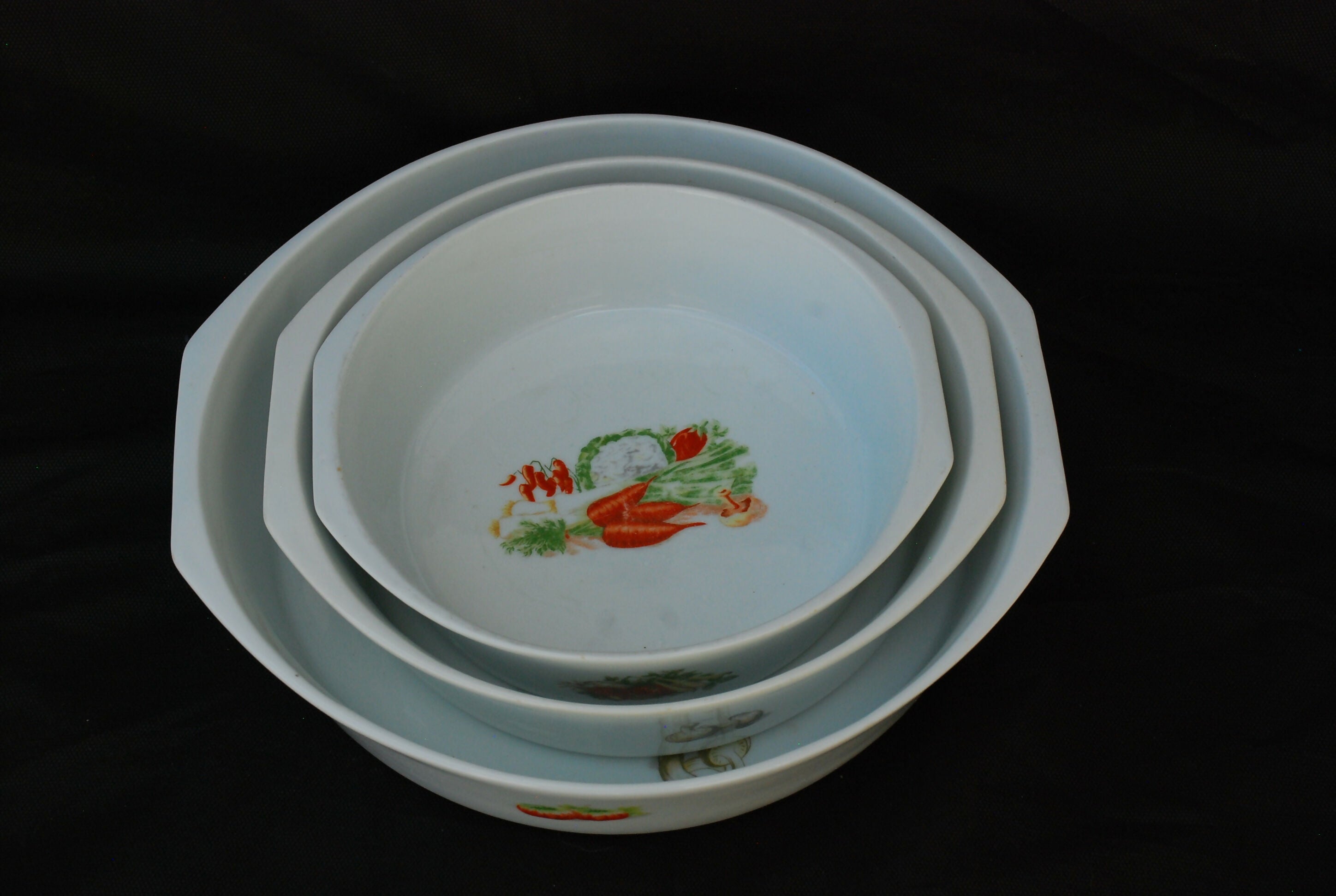 conjunto calorama refrataria real 1997- vintage -3 pçs descriçao abaixo