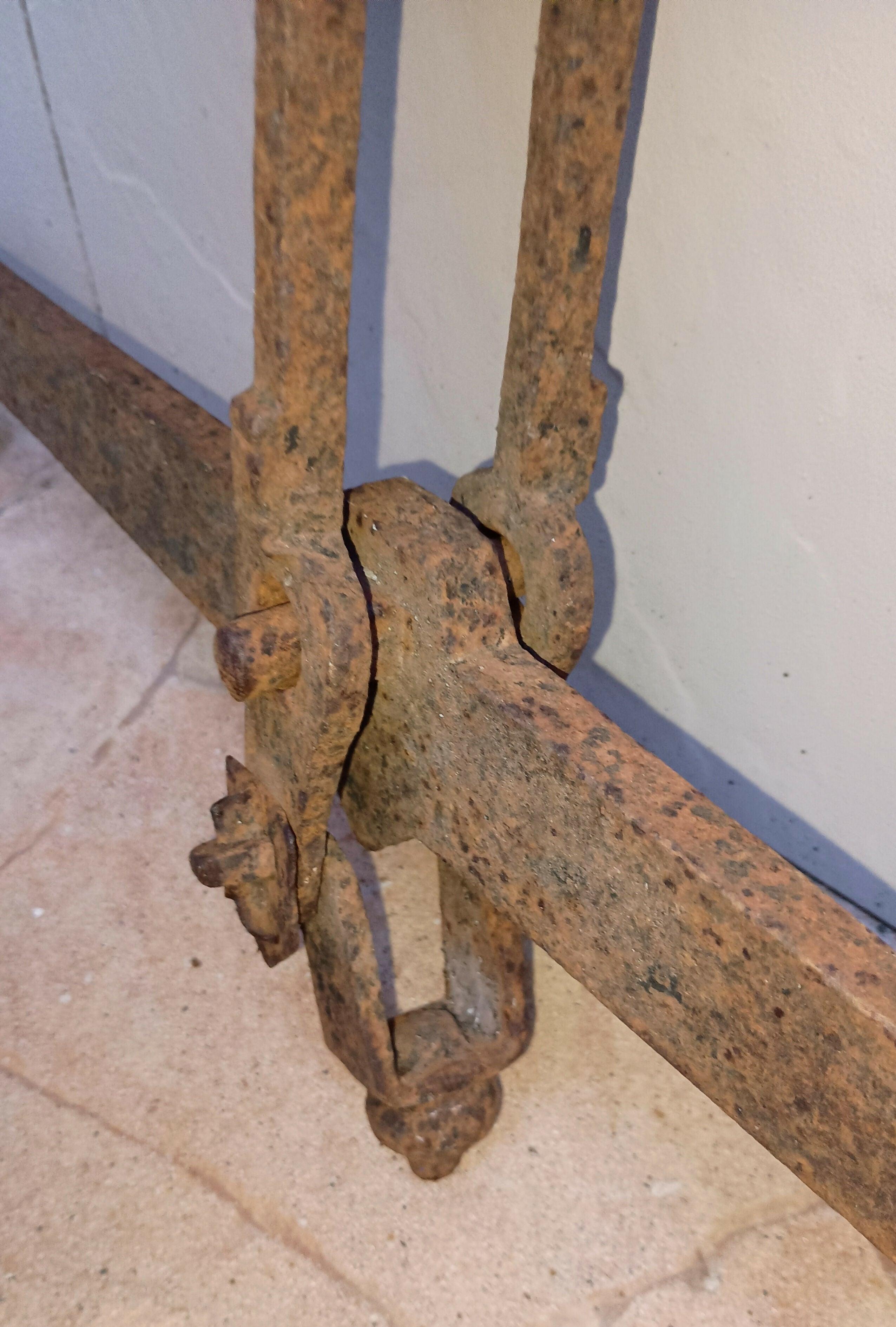 Balança Romana séc. XIX ferro forjado