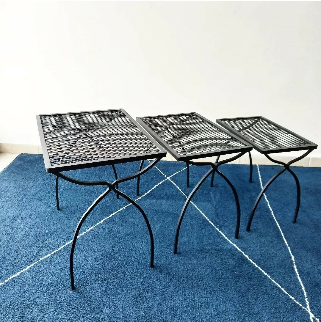 MESAS NINHO EM FERRO ANOS 50 (DESIGNER MAURIZIO TEMPESTINI)