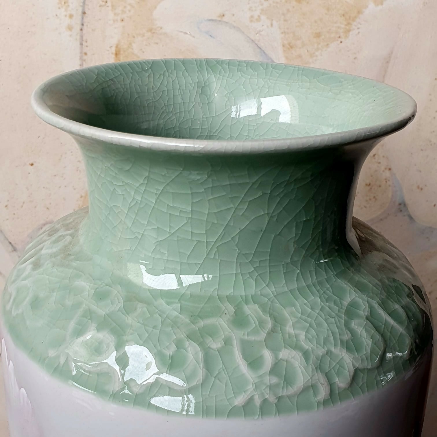 Grande Vaso em porcelana chinesa Celadon