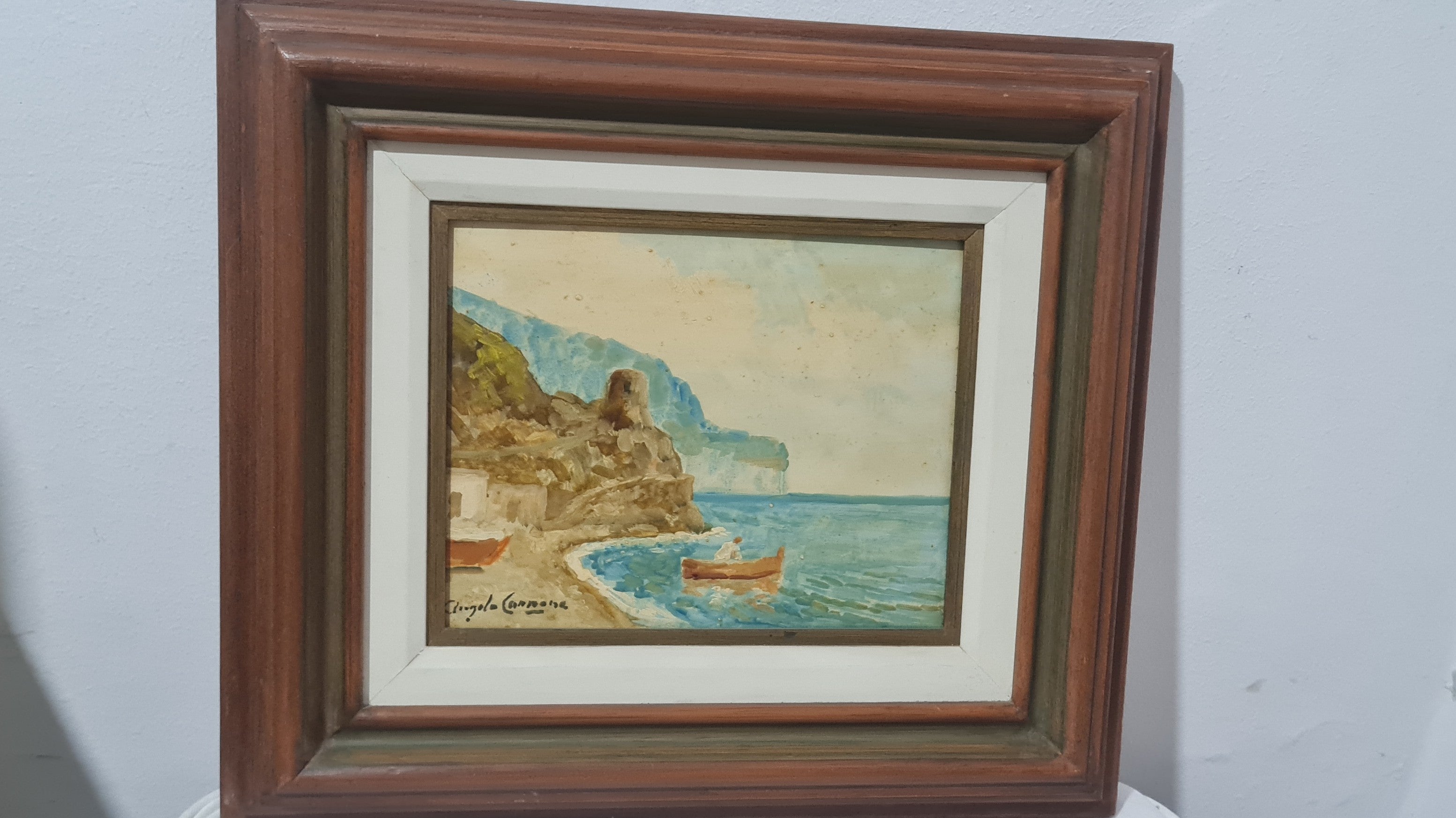 Quadro Original Angelo Cannone "Costa Sorrento" – Preço de Oportunidade