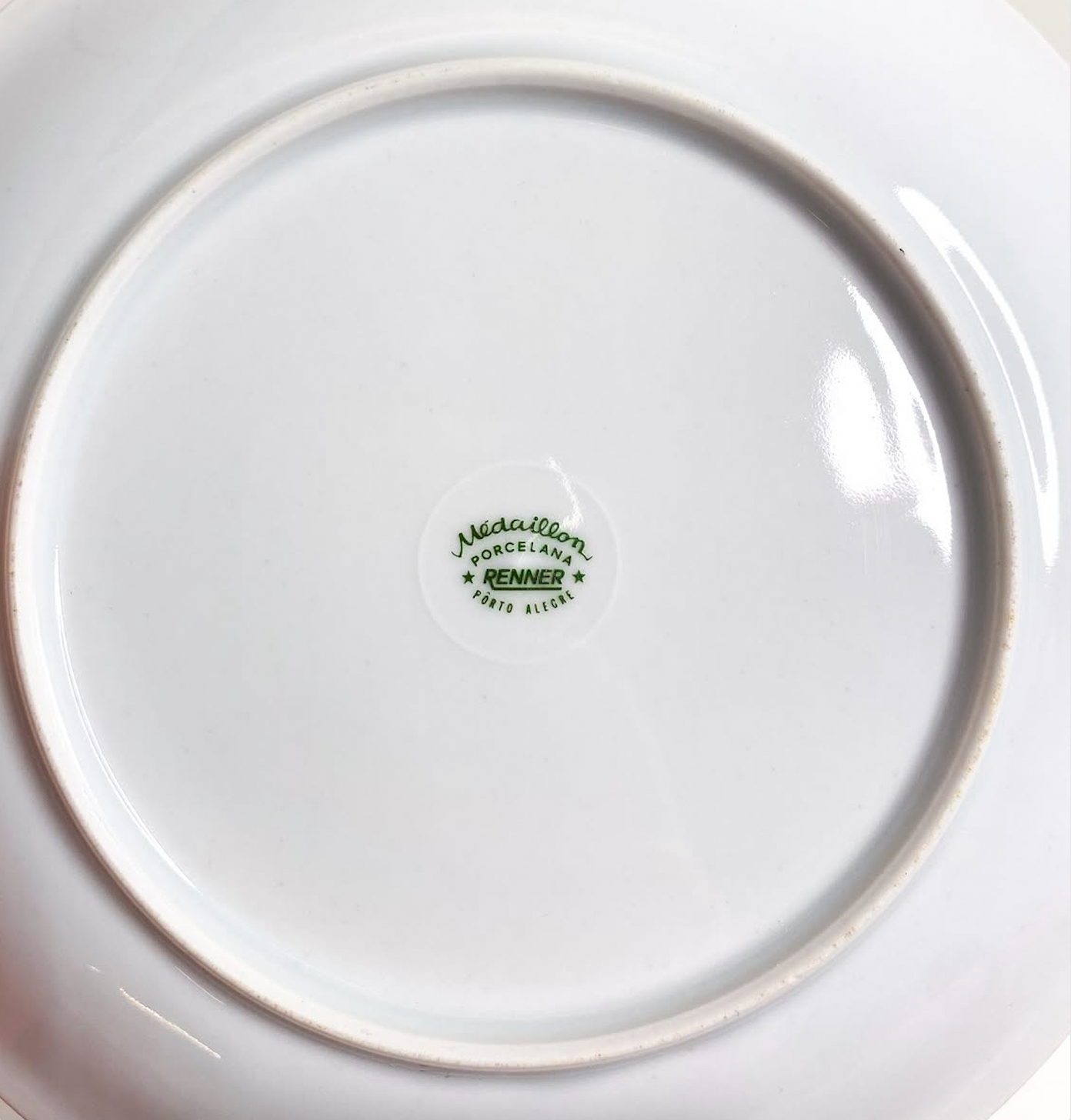 Conjunto de sobremesa - Porcelana Renner - Medaillon