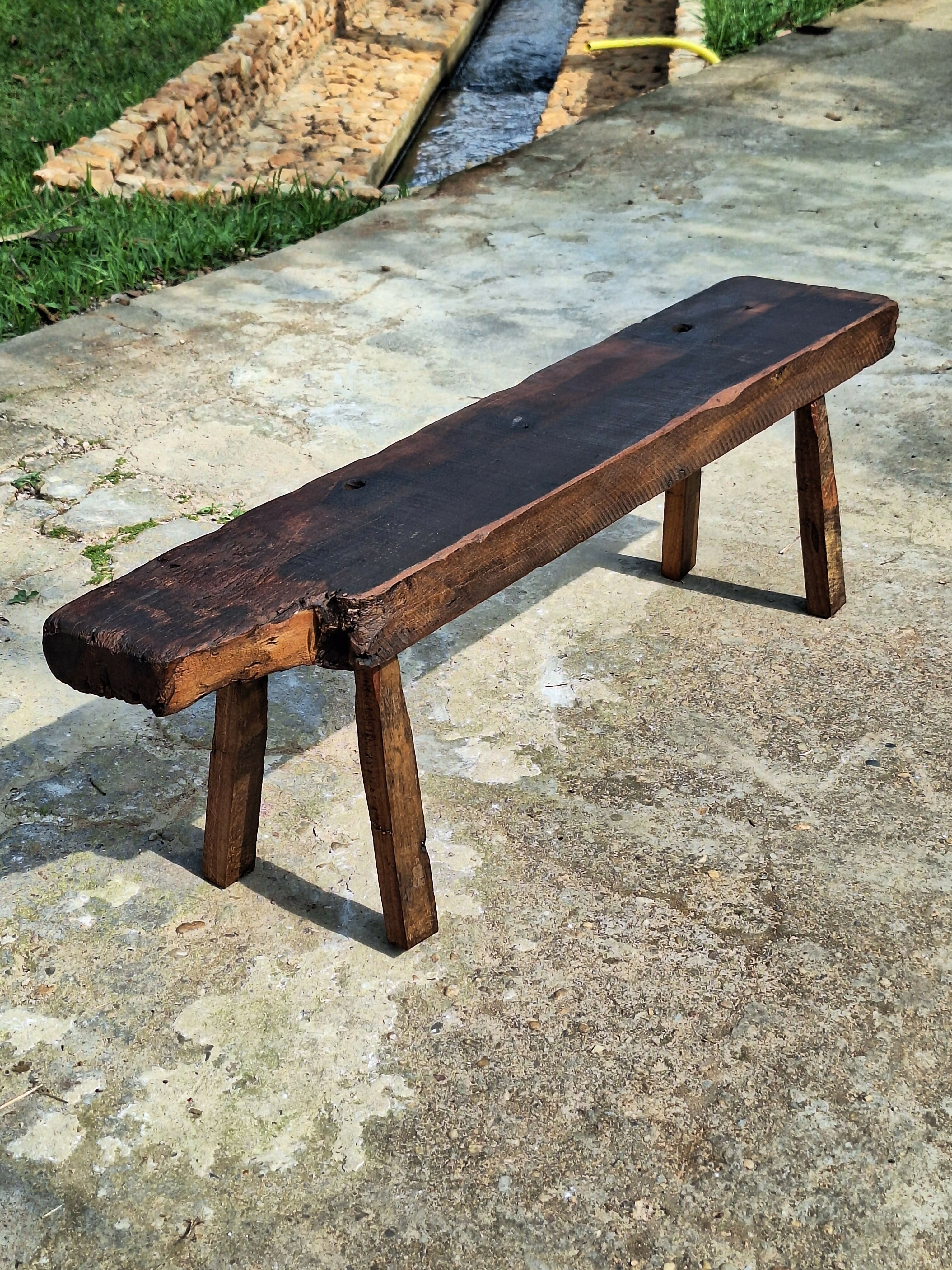 Banco de Dormente Madeira Maciça Garimpo Mineiro