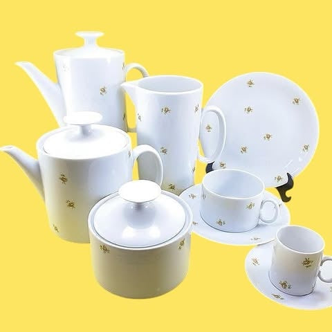 Jogo de chá Porcelana Renner