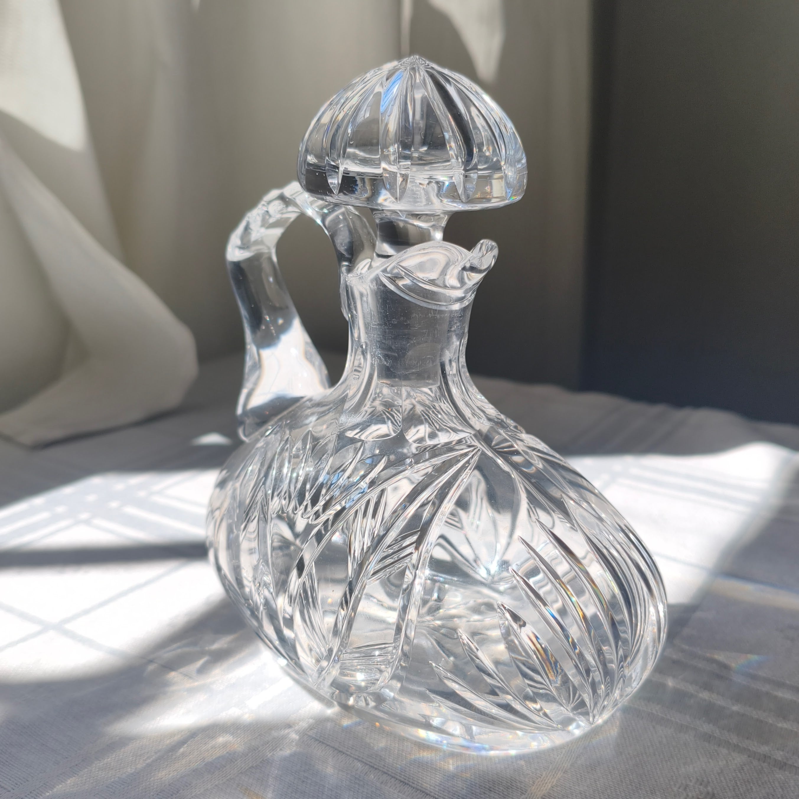 Azeiteiro / mini licoreira em cristal
