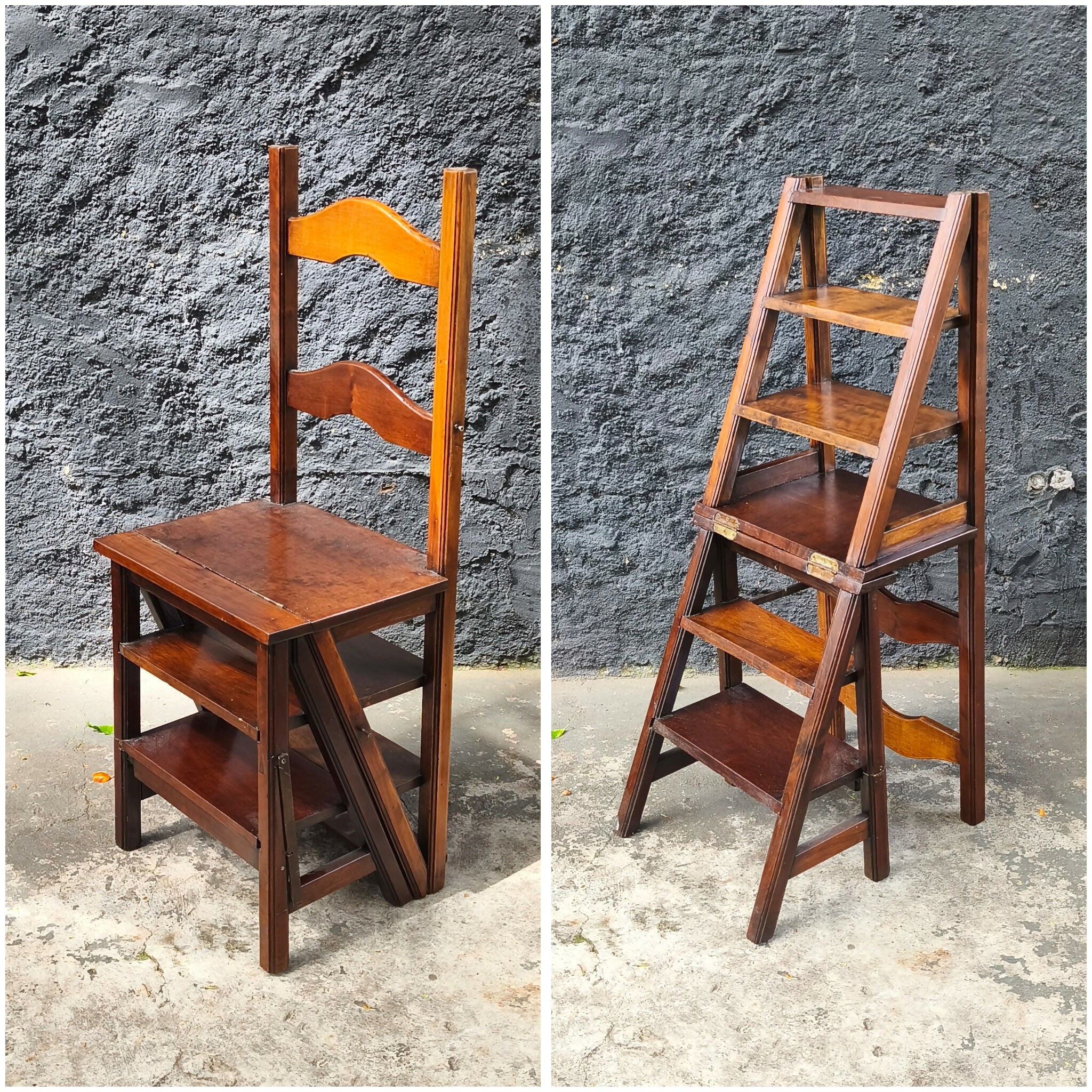 Cadeira Escada em Imbuia
