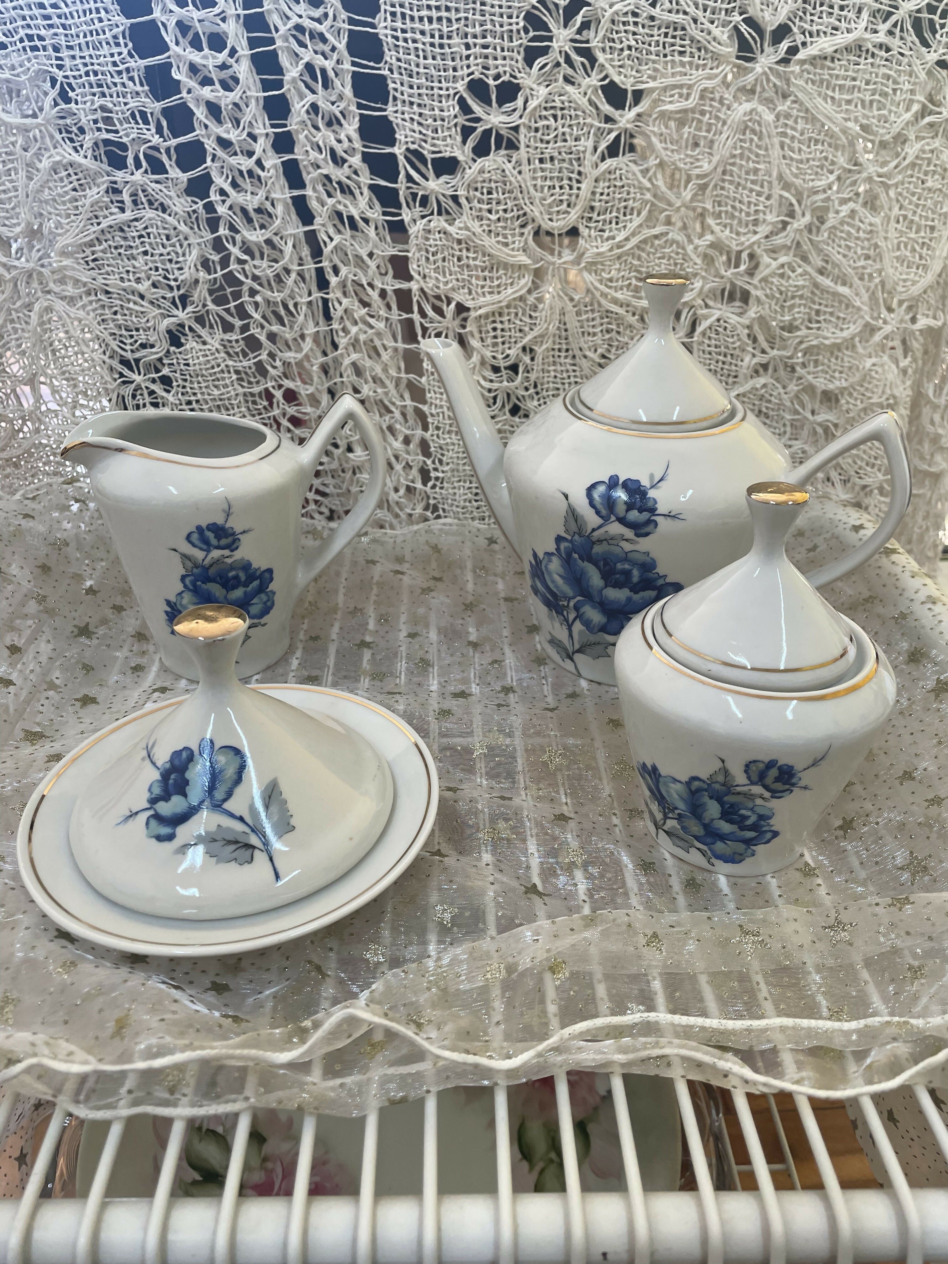 Jogo de chá ou café Pozzanni Jundiaí