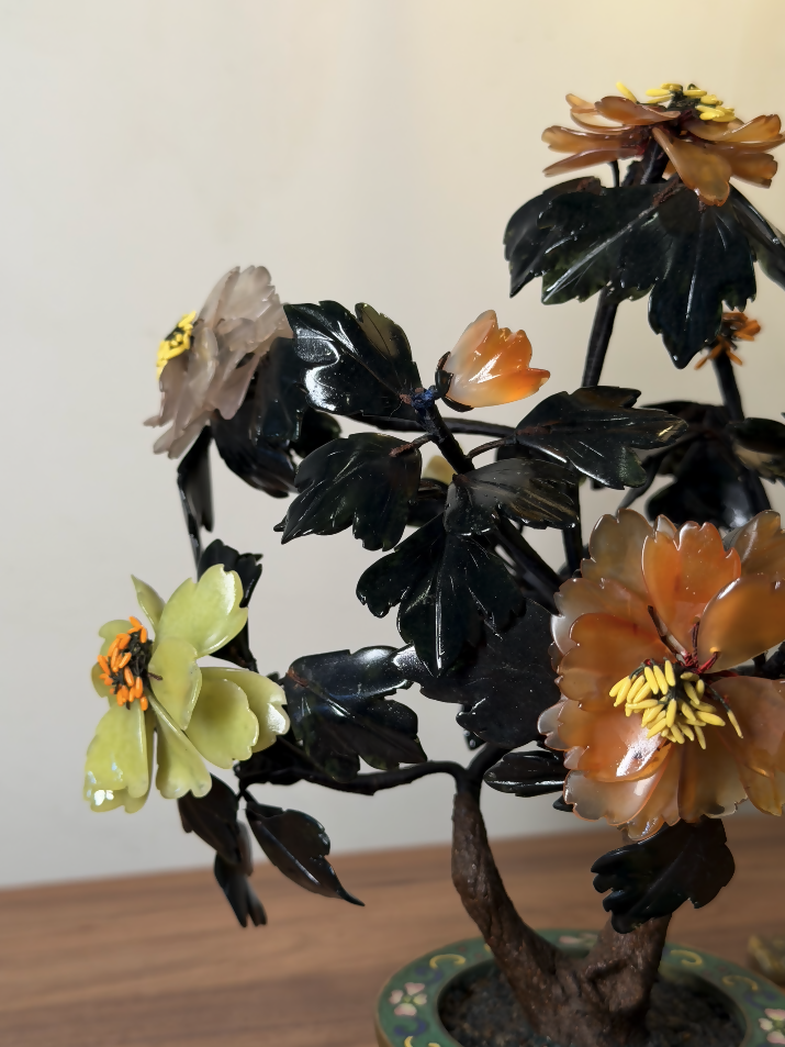 Raridade Artesanal Chinesa em Pedras Naturais – c. 1920