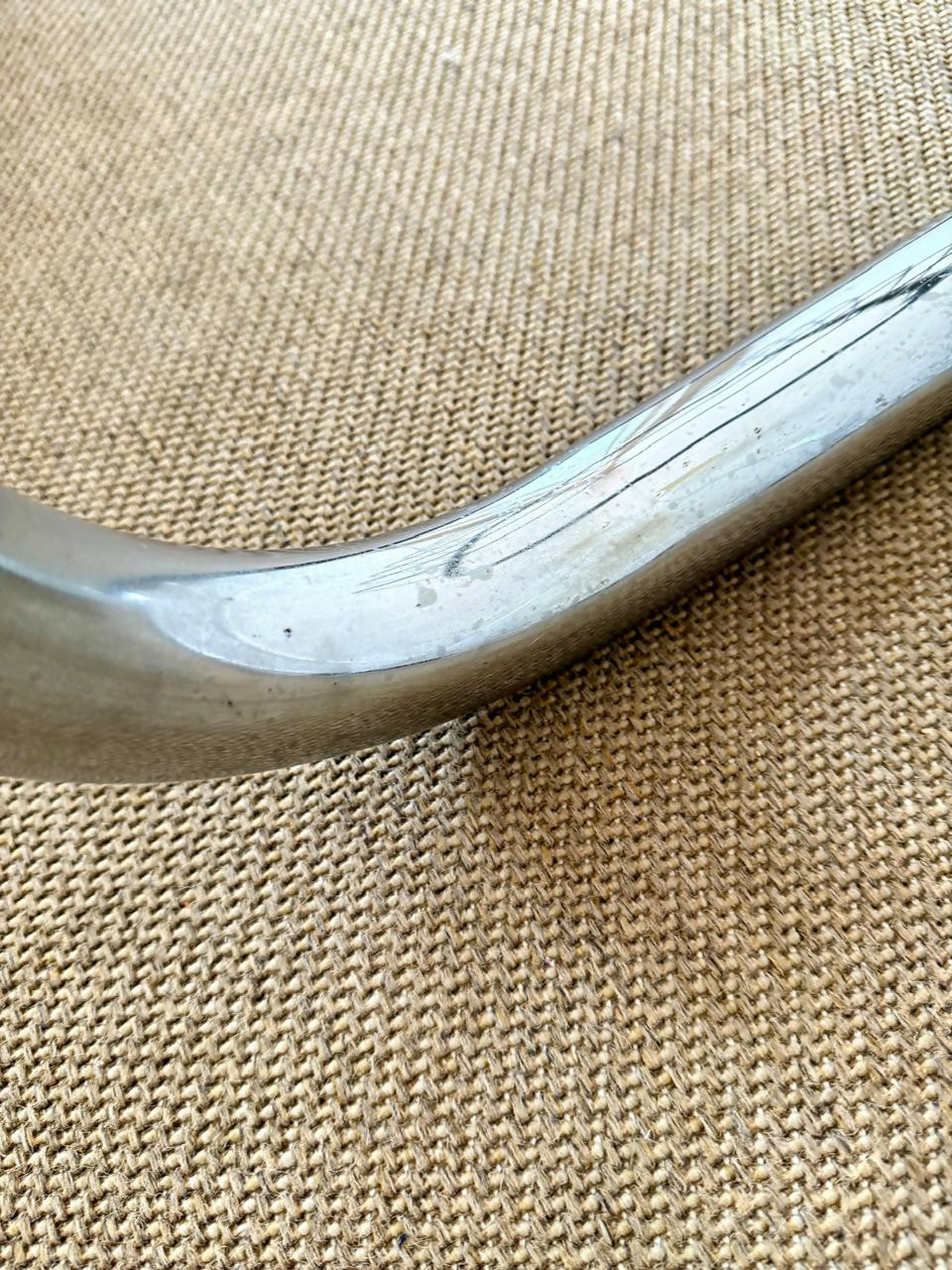 Poltrona Geraldo de Barros cromada anos 70