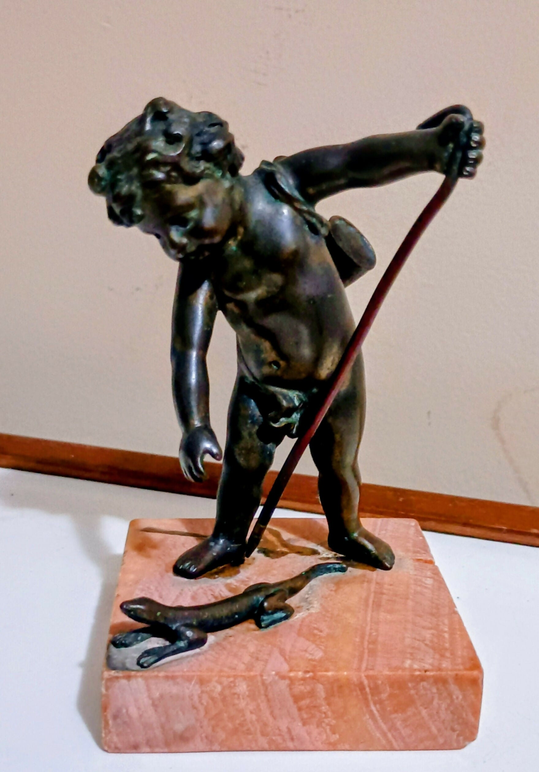 Escultura em bronze PUTTI séc XIX/XX
