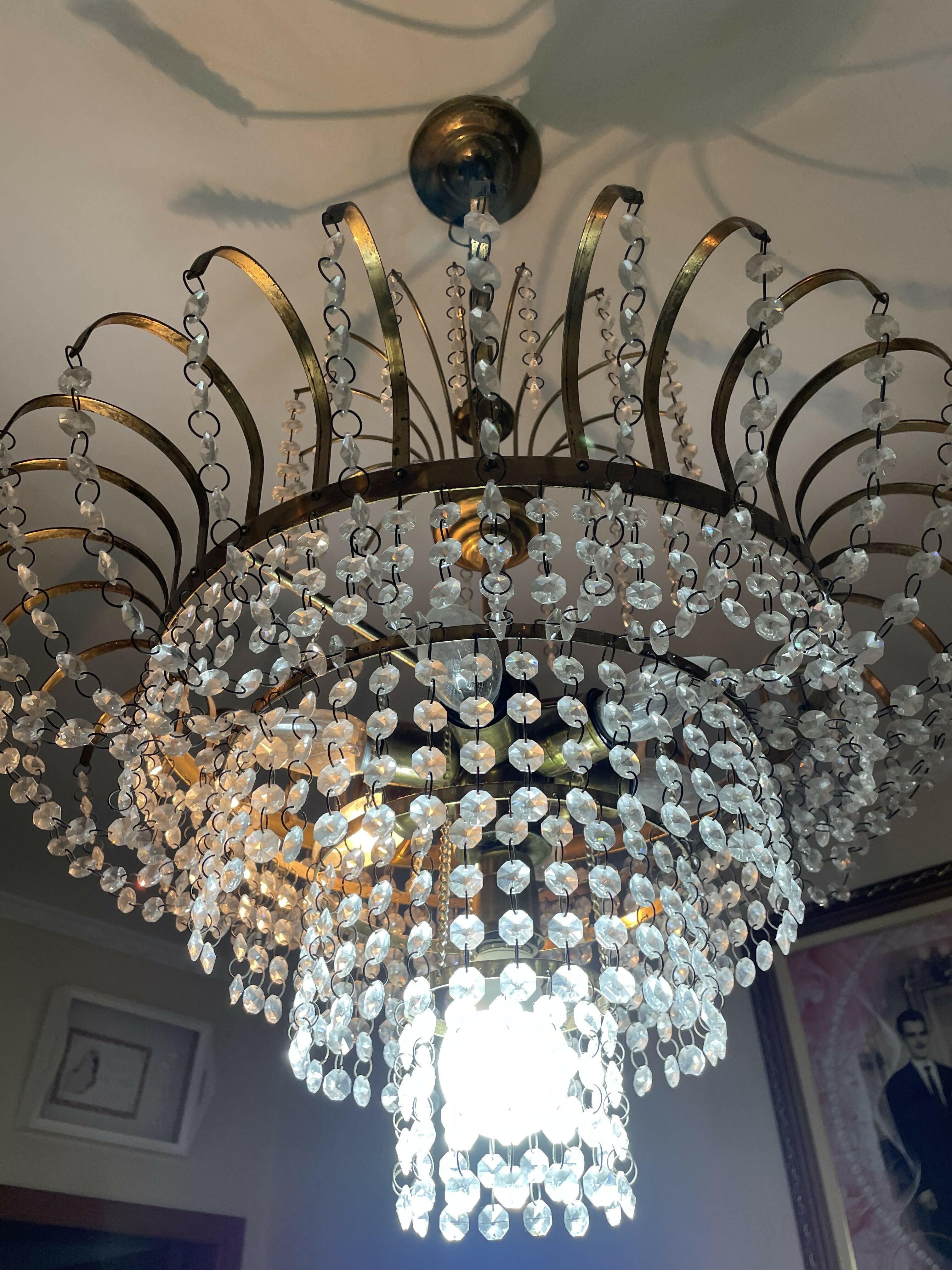 Lustre Pendente de Cristal
