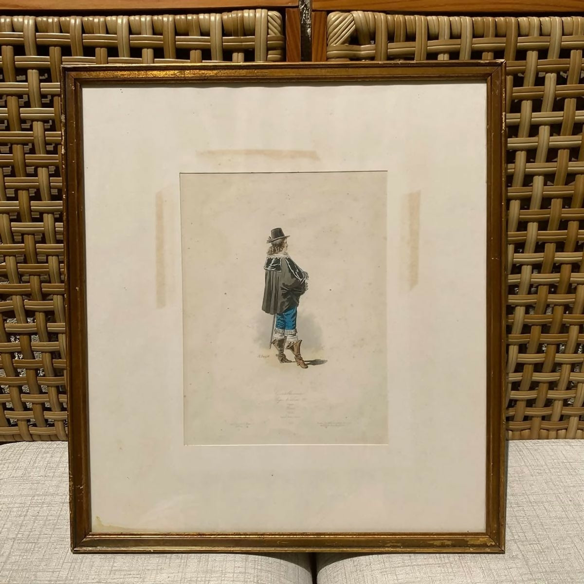 Quadro gentilhommel, sous le règne de louis xiii, le verre à la main