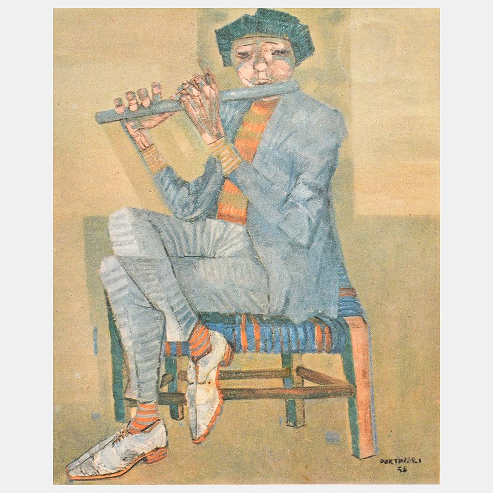 Belos Quadros com gravuras antigas reproduzindo composições de Amedeo Modigliani e Henri de Toulouse-Lautrec