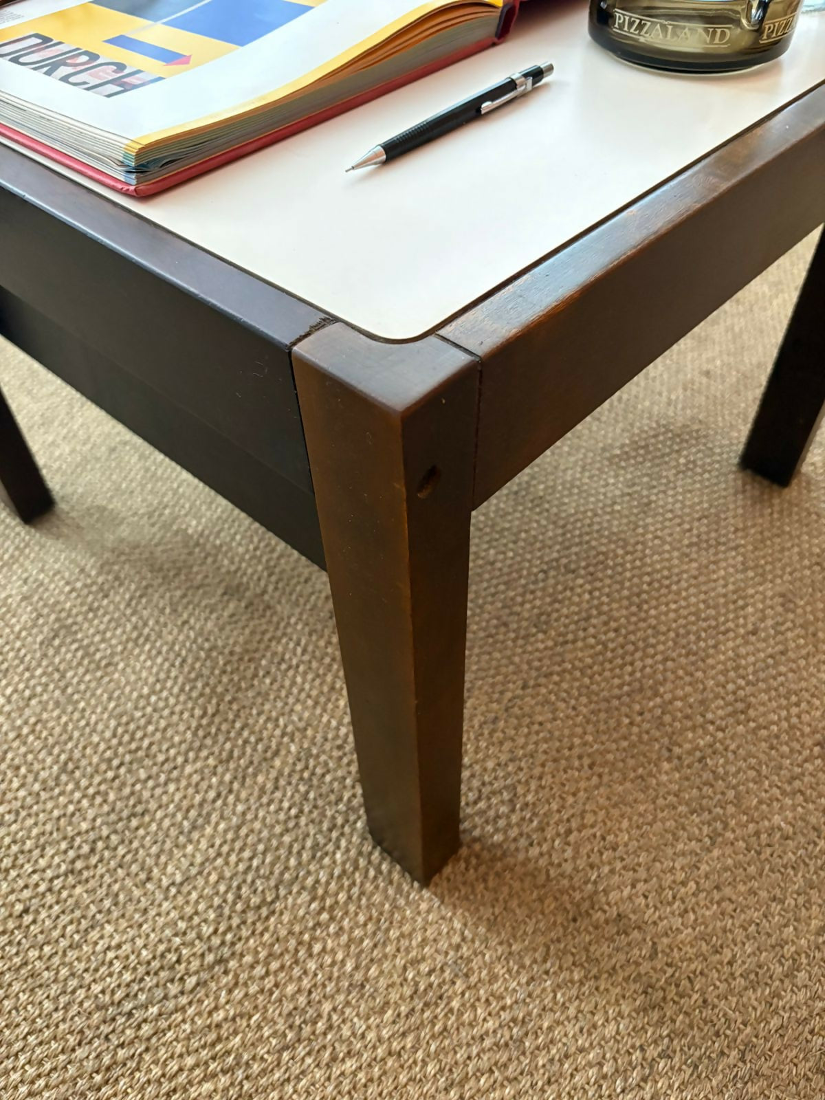 mesa maciça de apoio 70’s