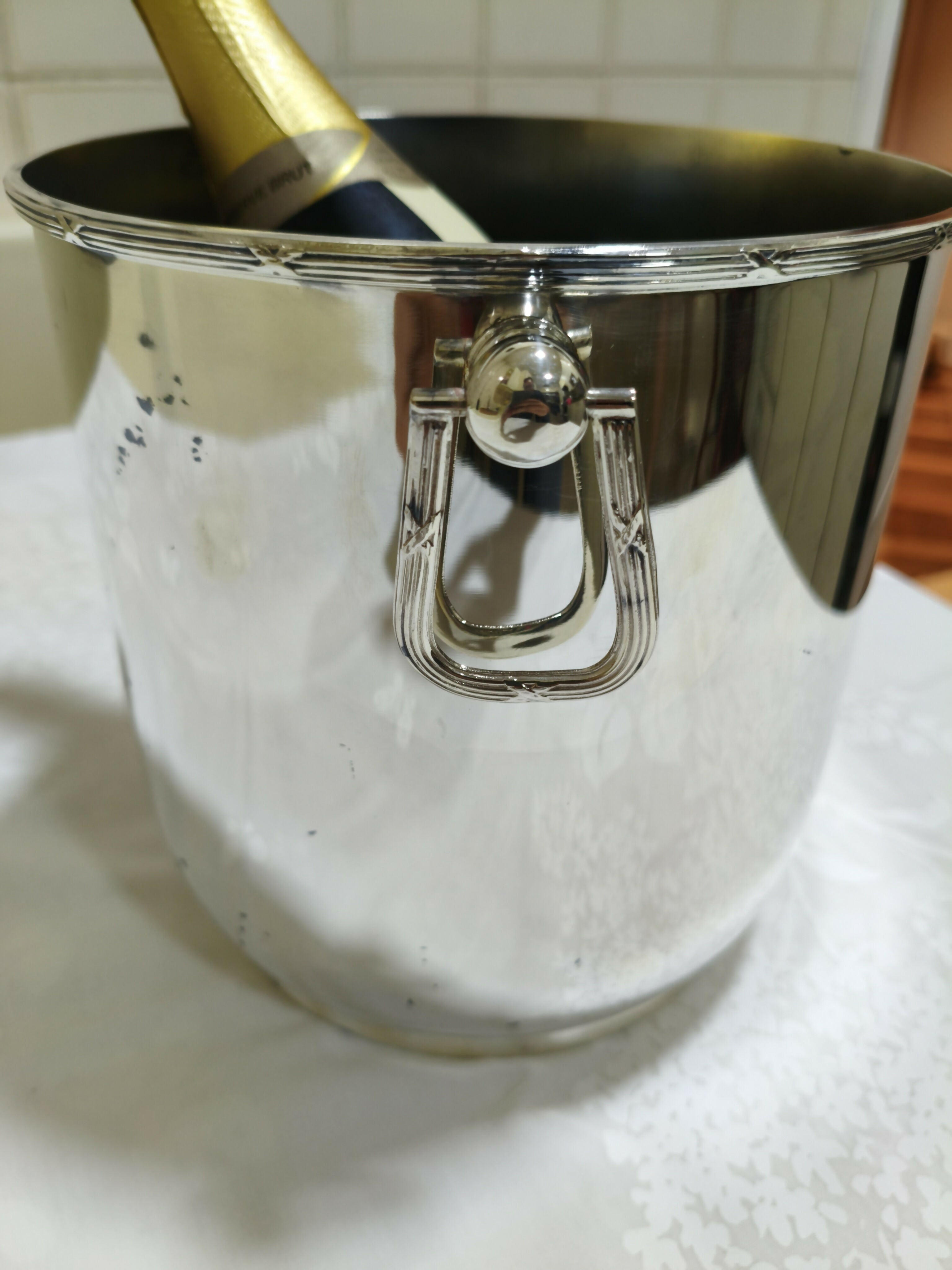 Champanheira / balde de gelo em prata Fracalanza