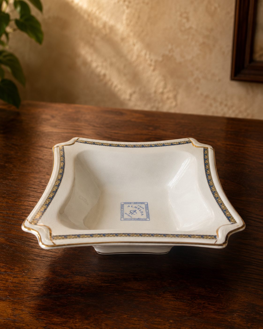 Bowl inglês quadrado T. Hughes &amp; Son / Casa Almeida (DMCPS_333)