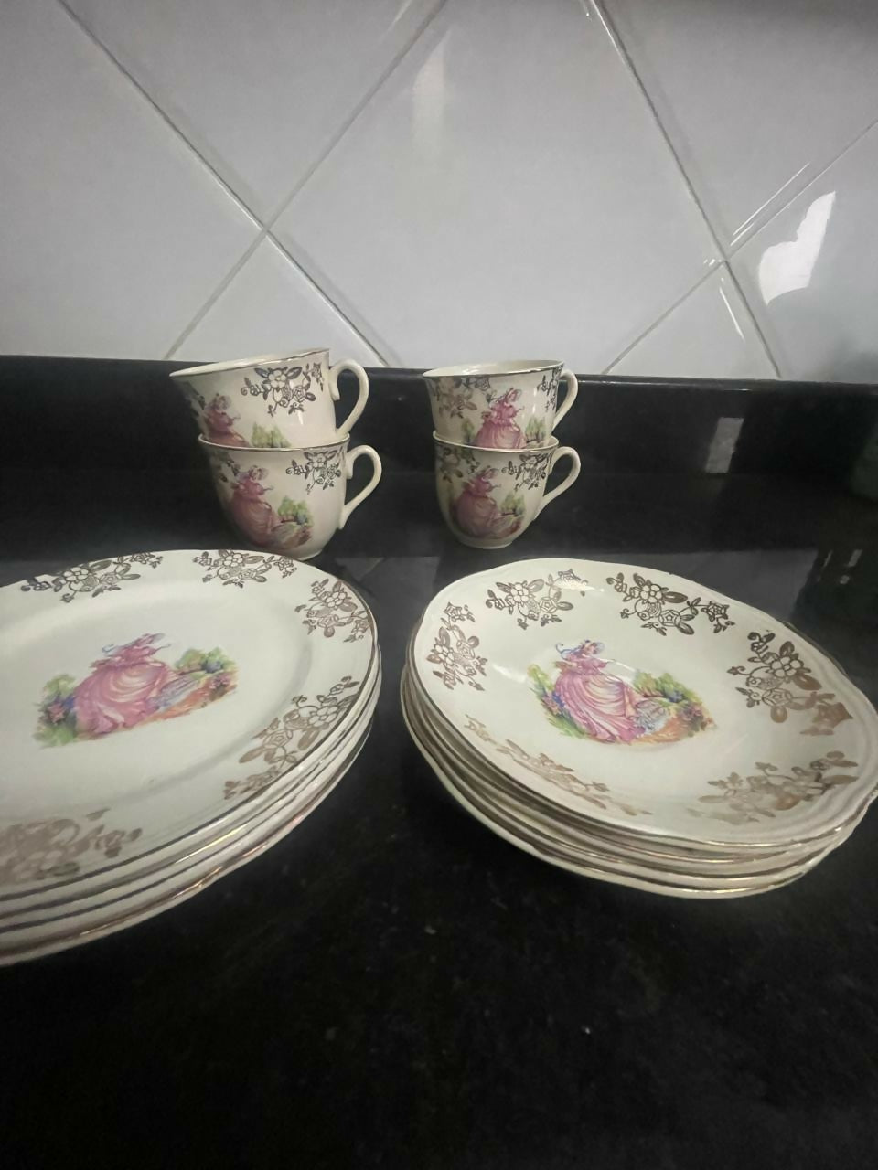 Conjunto de Chá Inglês (12 peças)