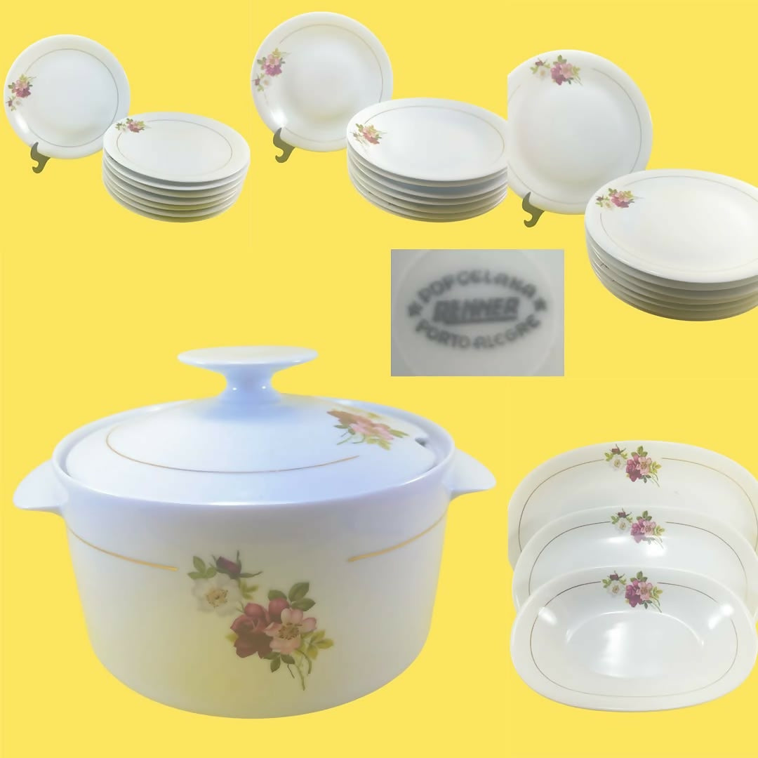 Jogo de Jantar Porcelana Renner