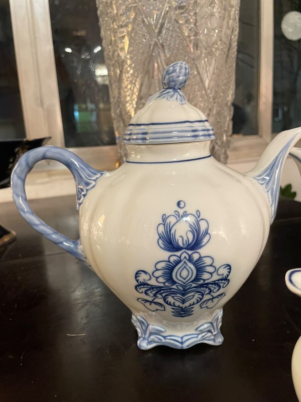 Baixela para chá e café em porcelana espanhola Bidasoa