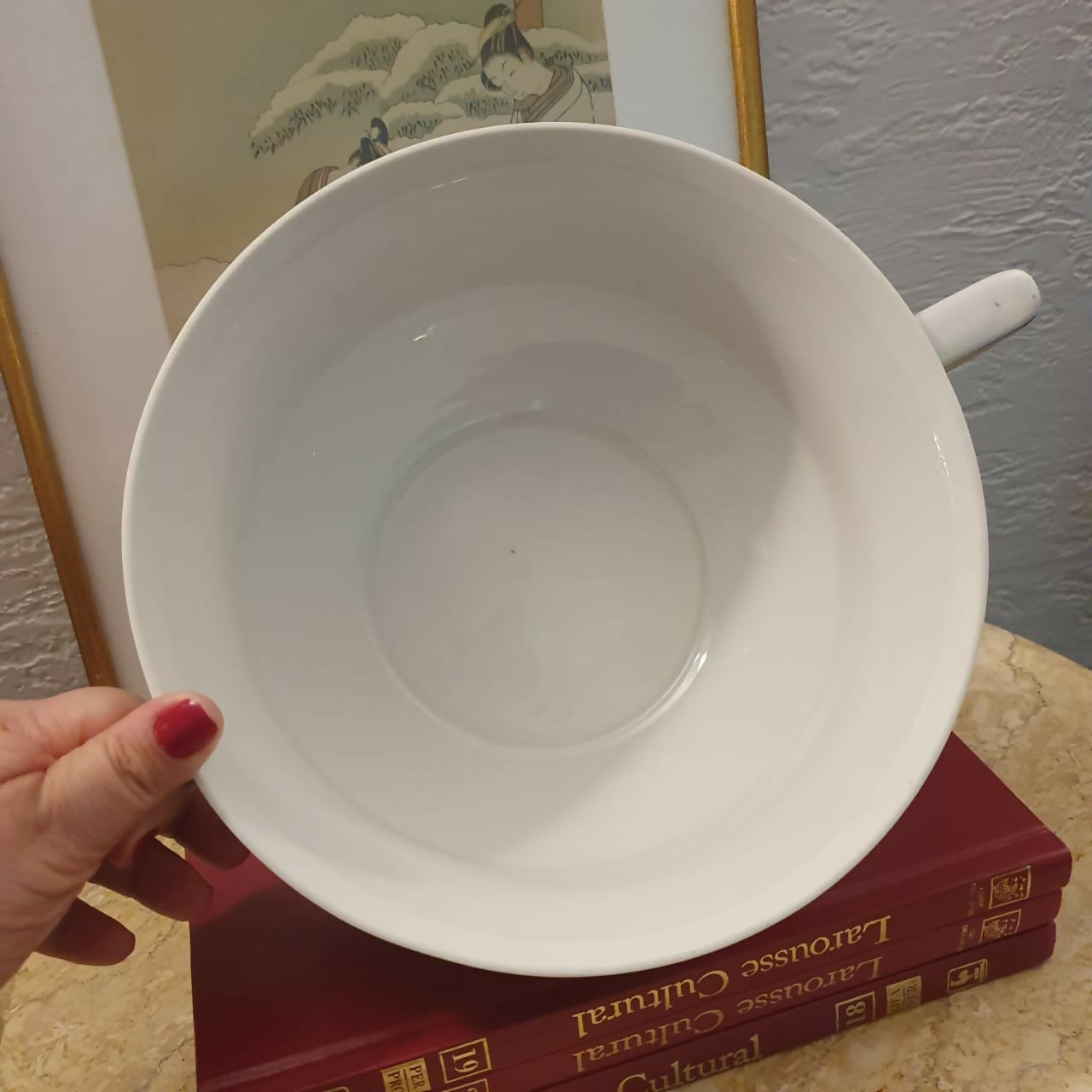 Grande, linda e impecável sopeira em porcelana tcheca vintage Bohemia