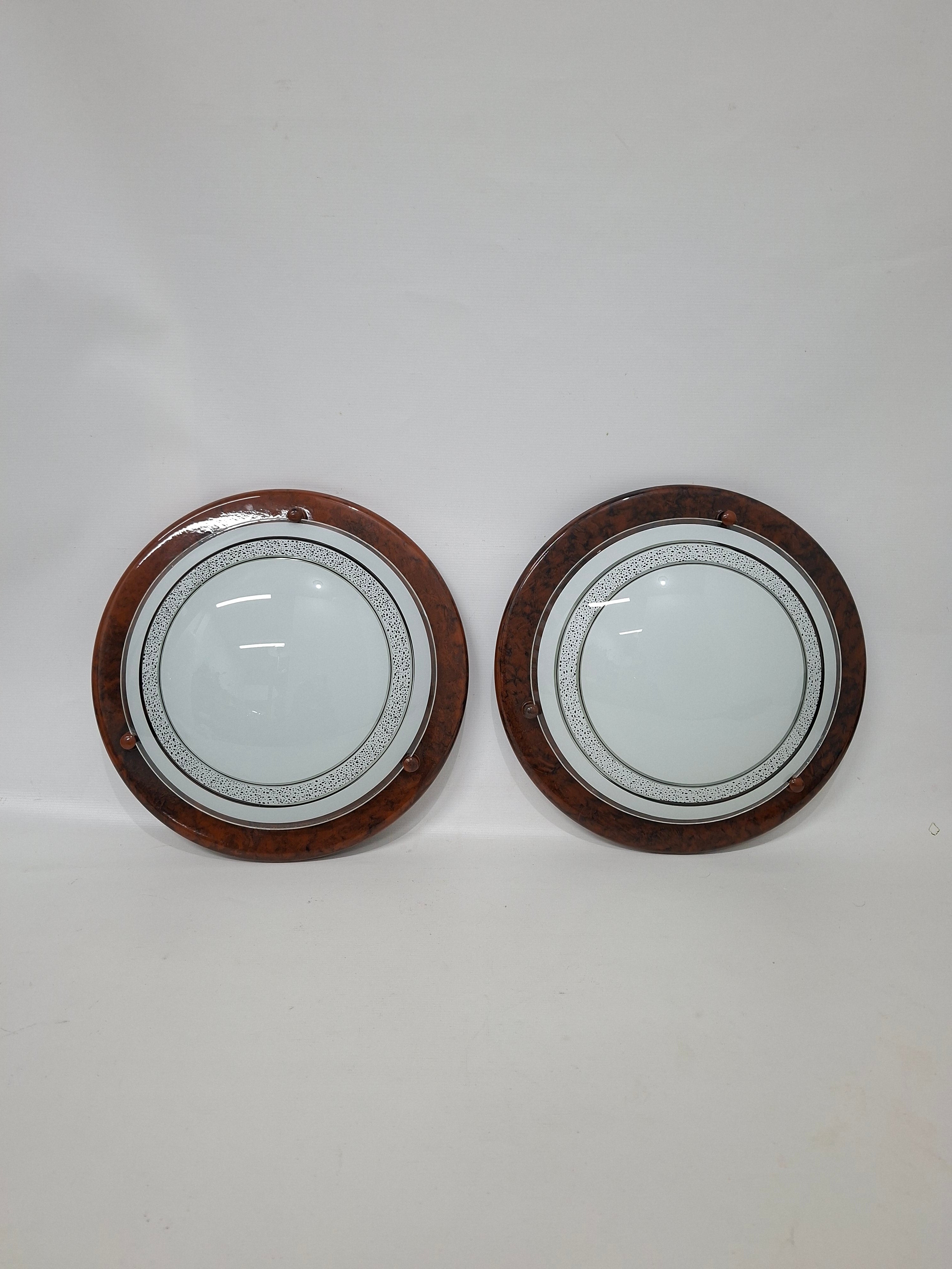 Par de Plafons estilo Art Deco