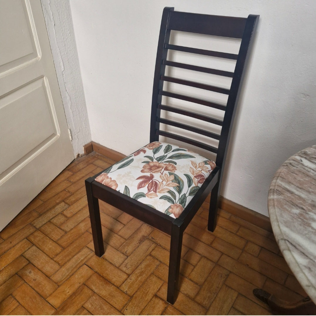 Par de cadeiras floral