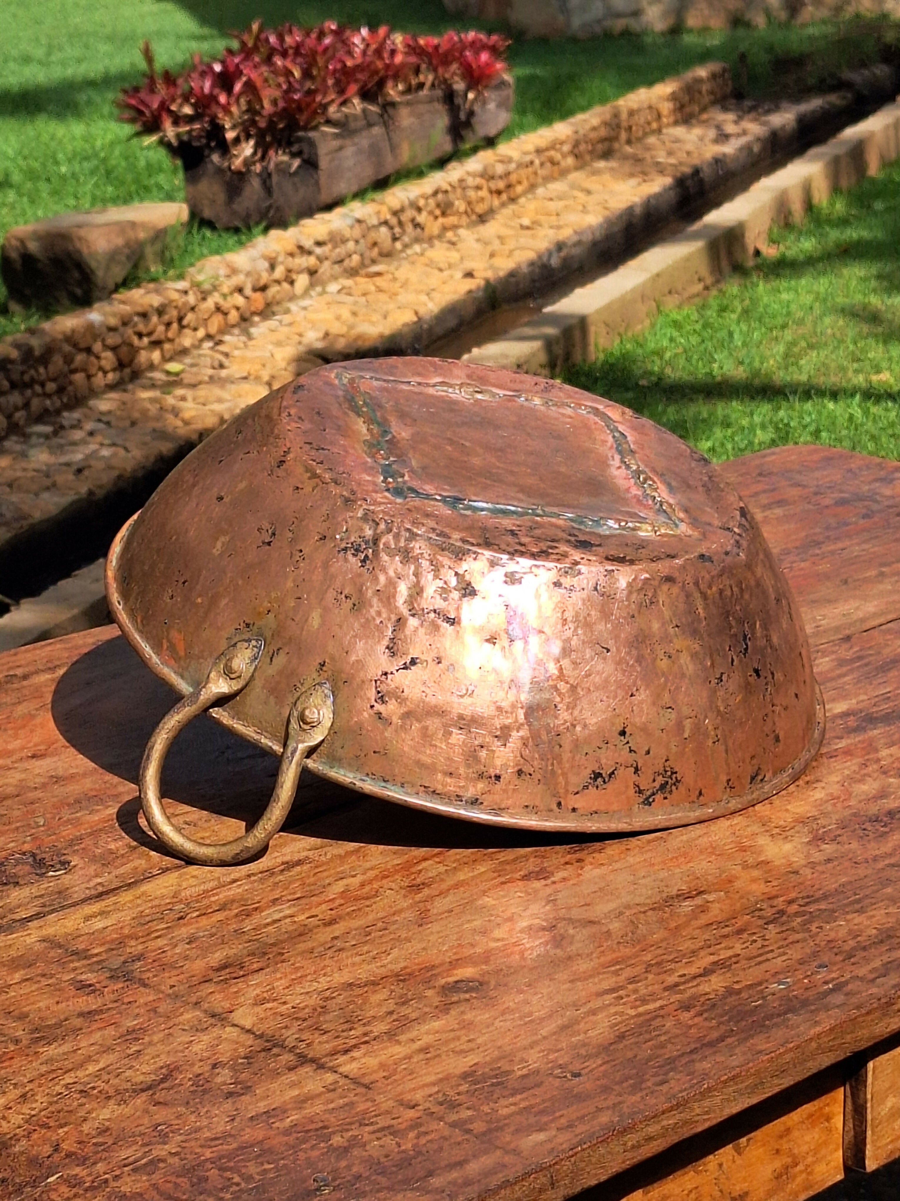 Tacho de Cobre Antigo Garimpo Mineiro