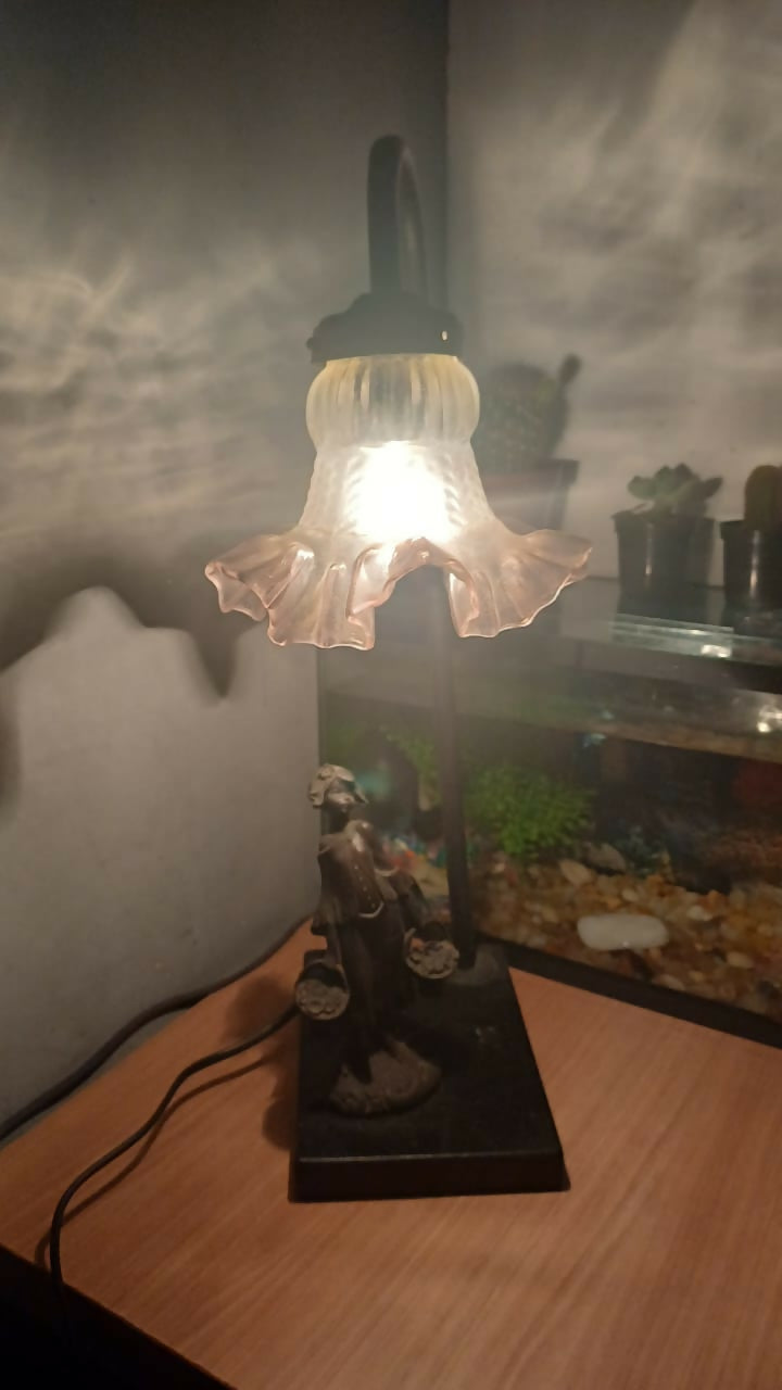 luminária de mesa Art Noveau