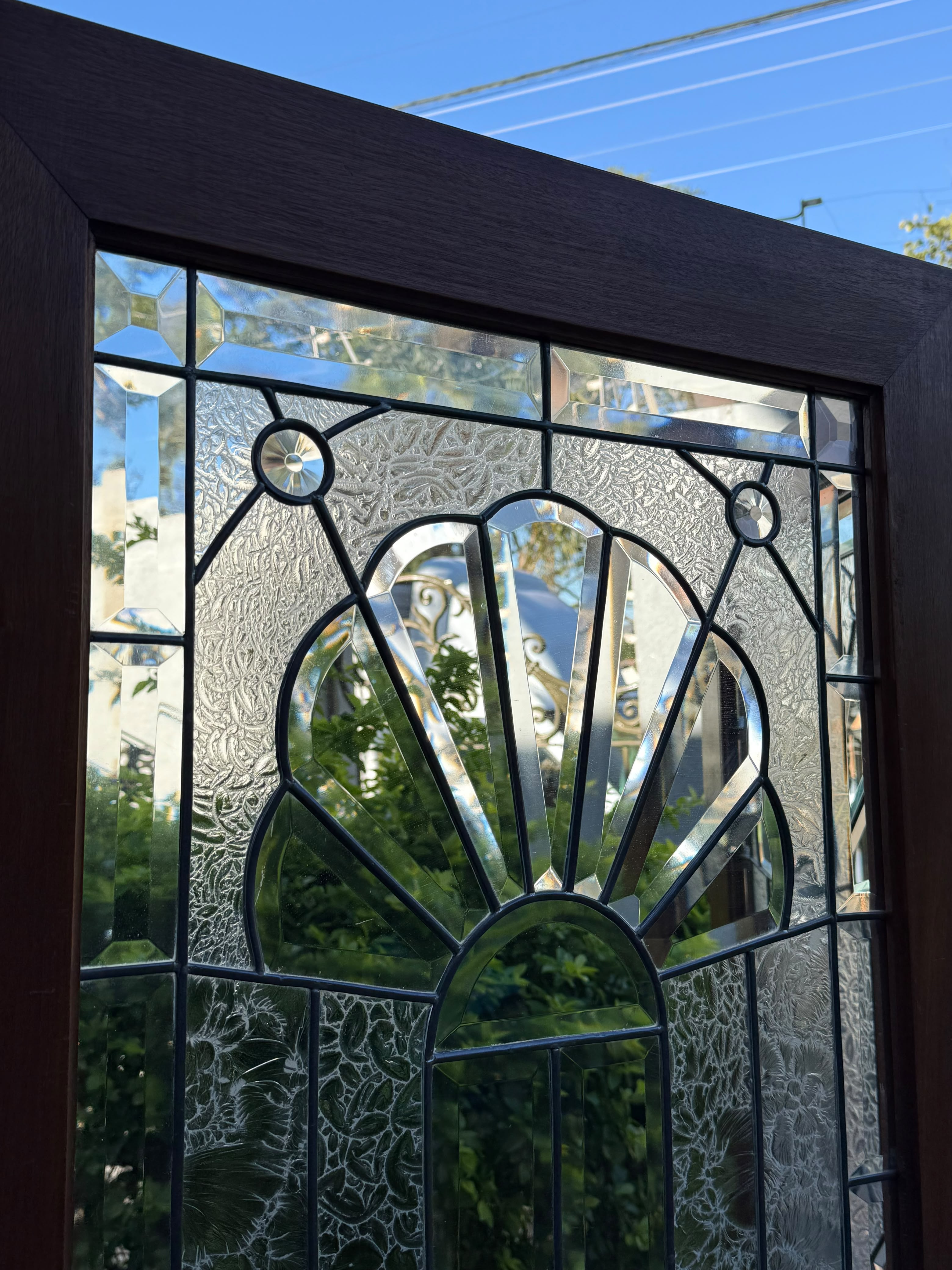 Biombo de Vitral em cristal bisotado 
