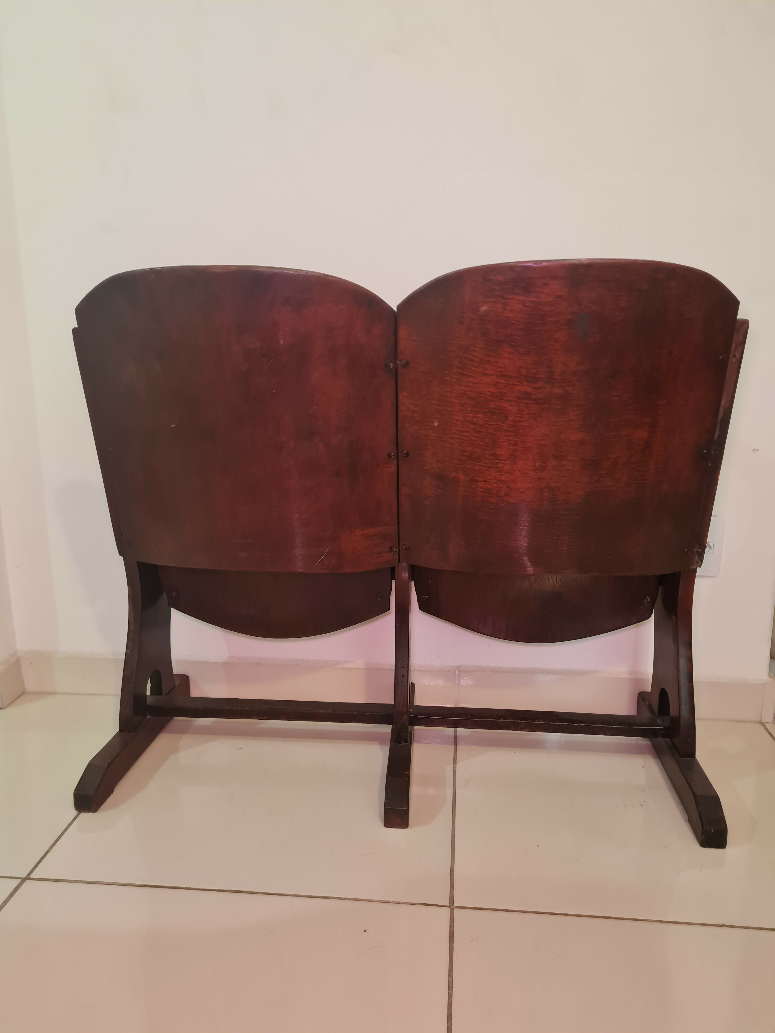 Longarina dupla de canto relíquia detalhe dourado na lateral