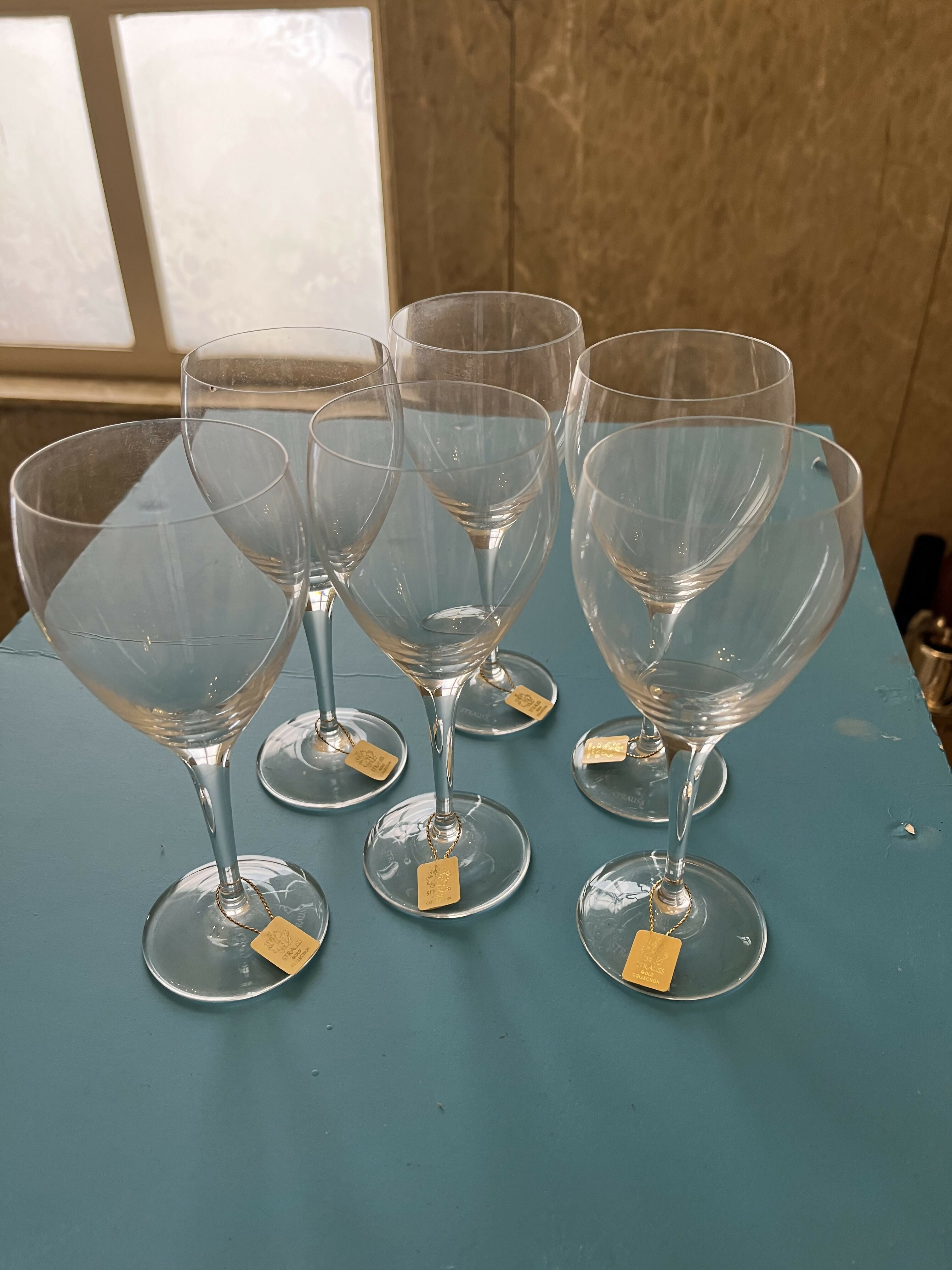 STRAUSS GOLD COLLECTION, jogo com 30 taças completo