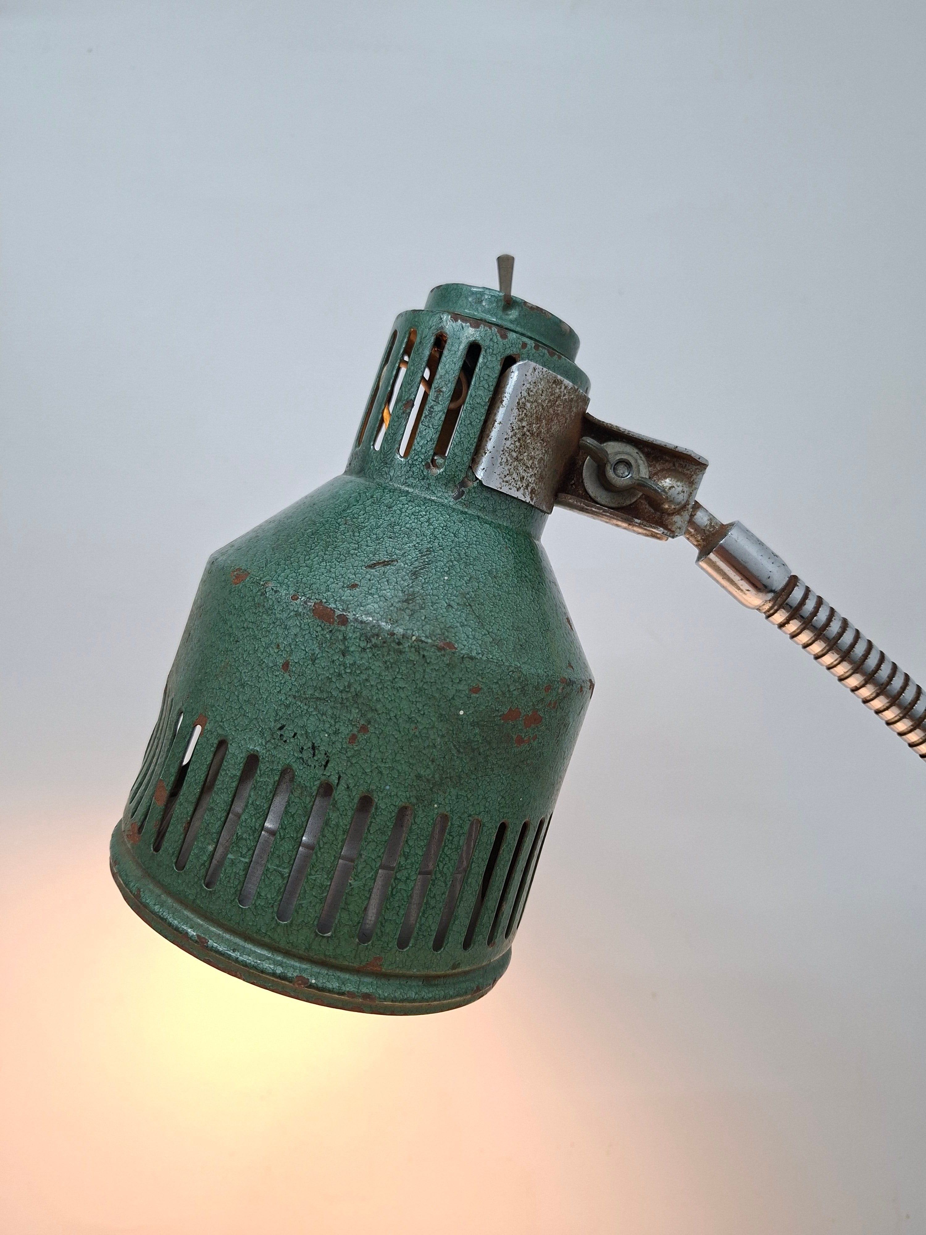 Luminária Vintage de Torno Upcycling