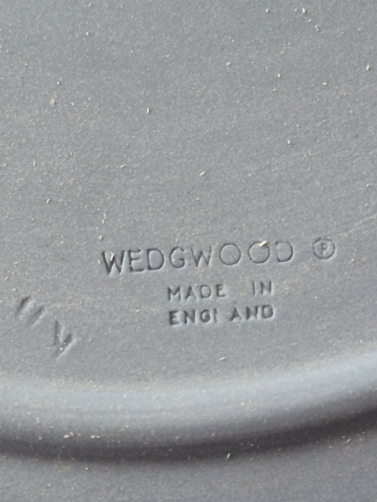 Prato de Natal de 1977 em jasperware inglês Wedgwood