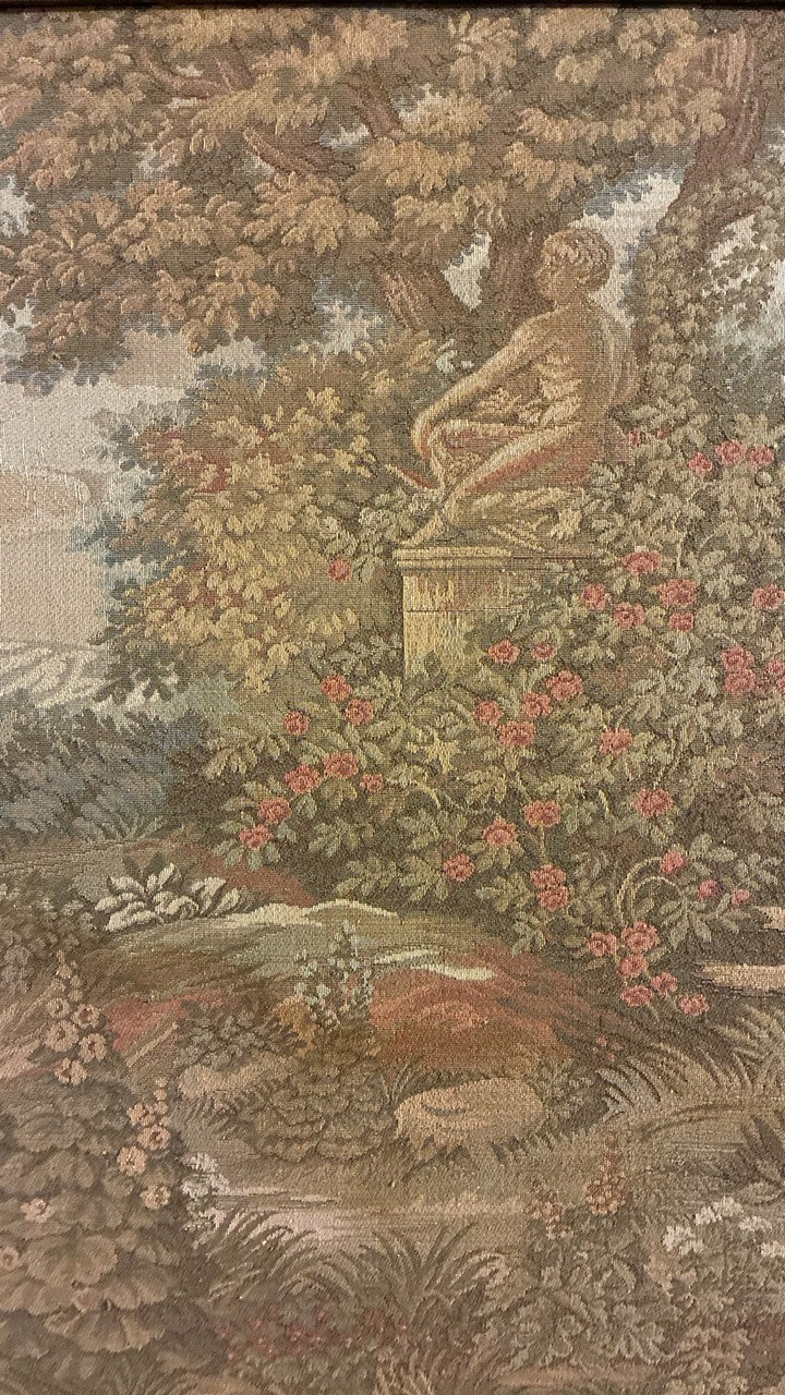 Quadro Tapeçaria antiga com Cena de Paisagem